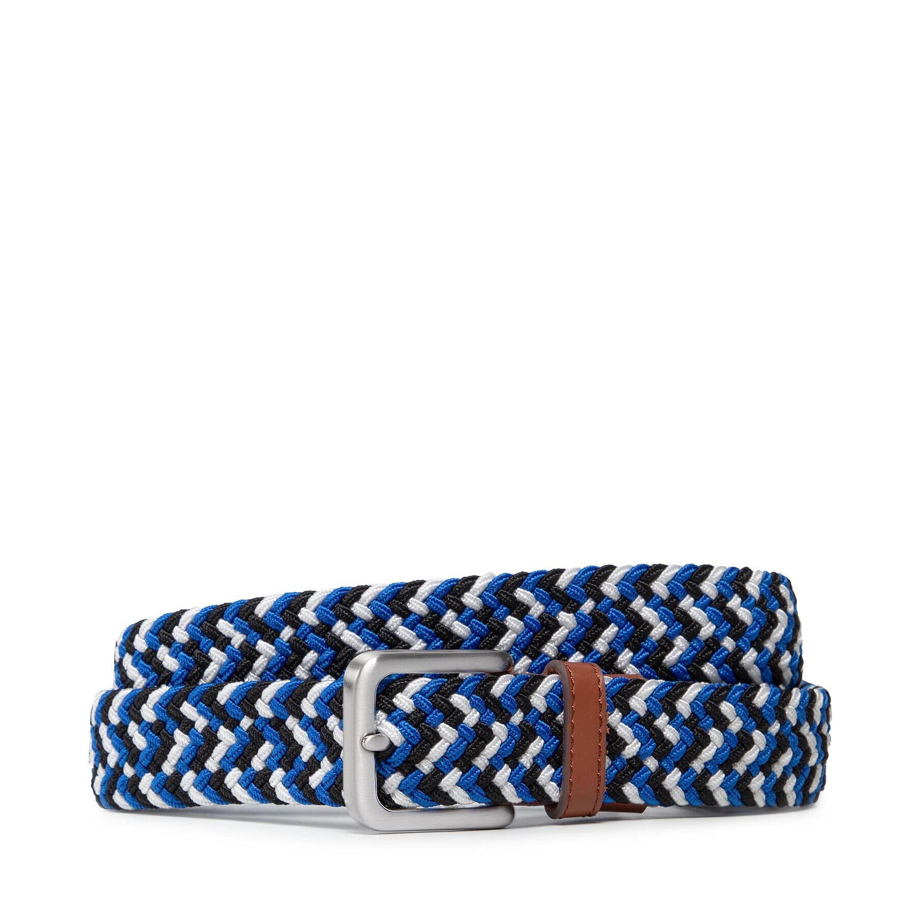 Jack&Jones Мъжки колан Jacspring Woven Belt 12118114 Син - Pepit.bg