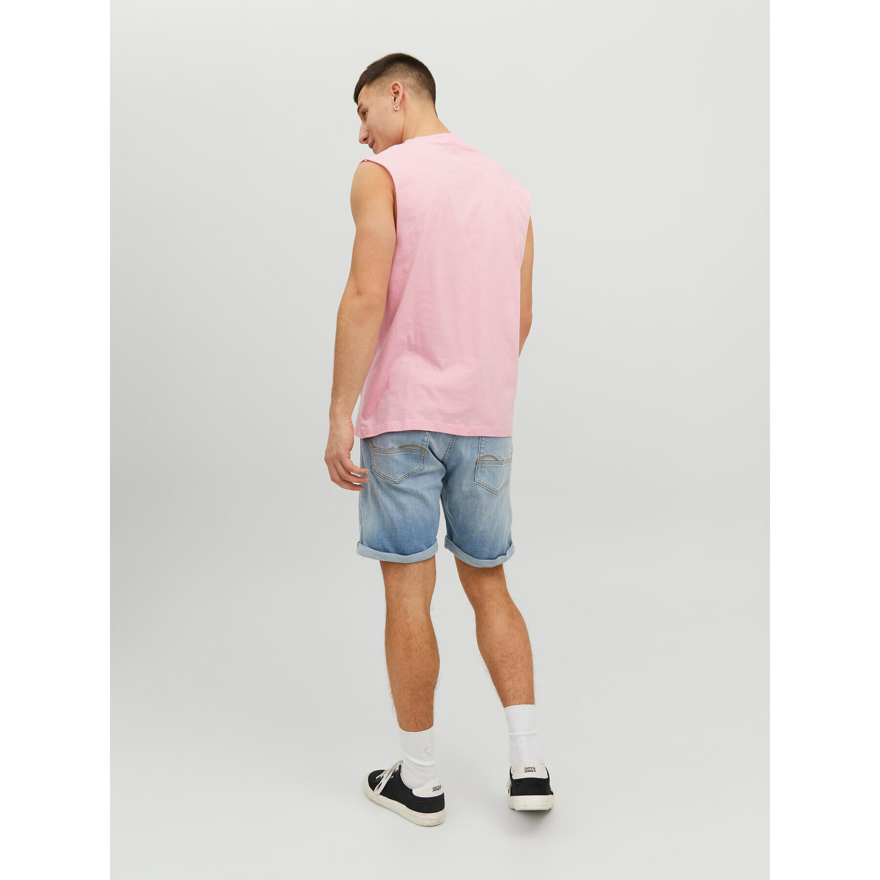 Jack&Jones Мъжки топ Copenhagen 12210016 Розов Oversize - Pepit.bg