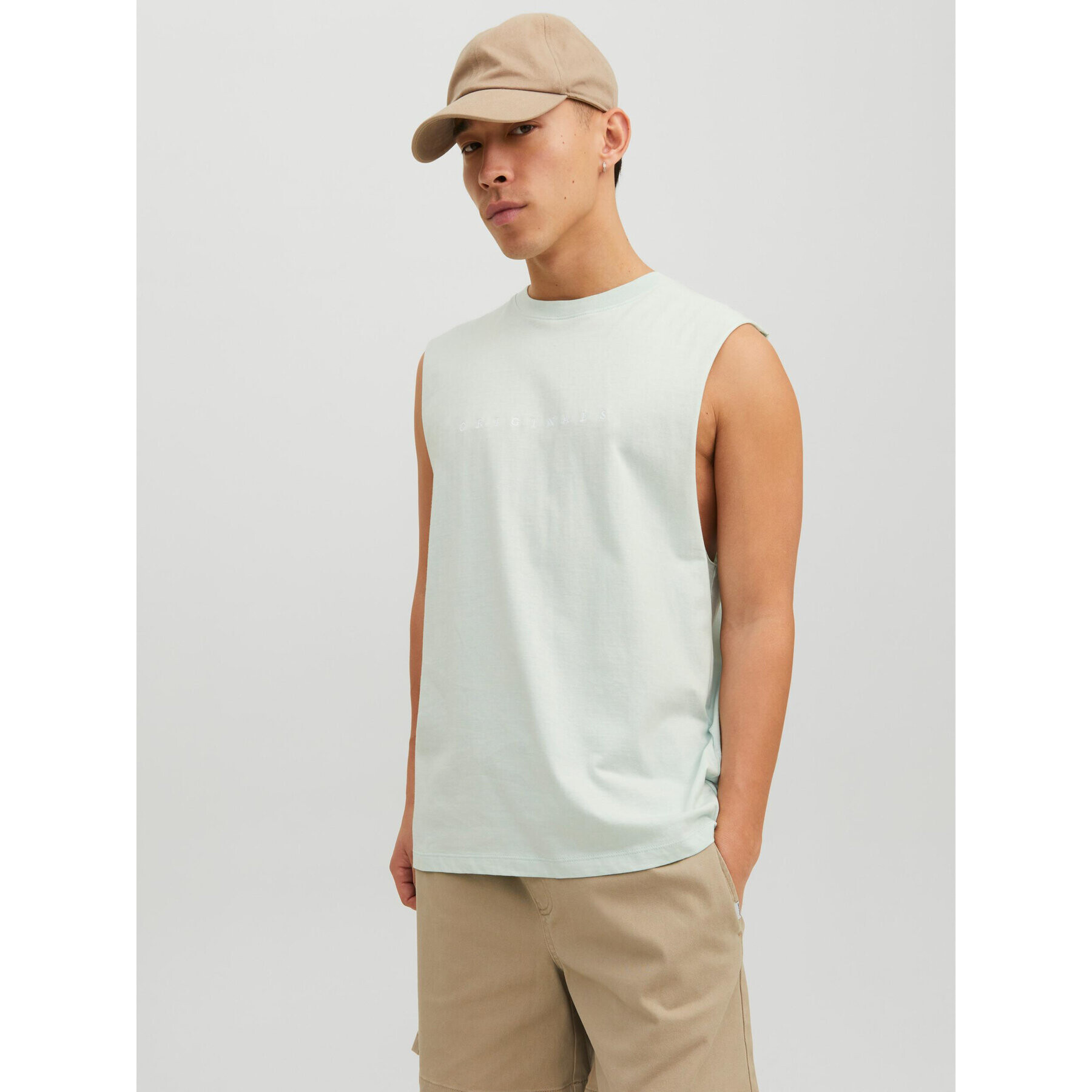 Jack&Jones Мъжки топ Copenhagen 12210016 Зелен Oversize - Pepit.bg