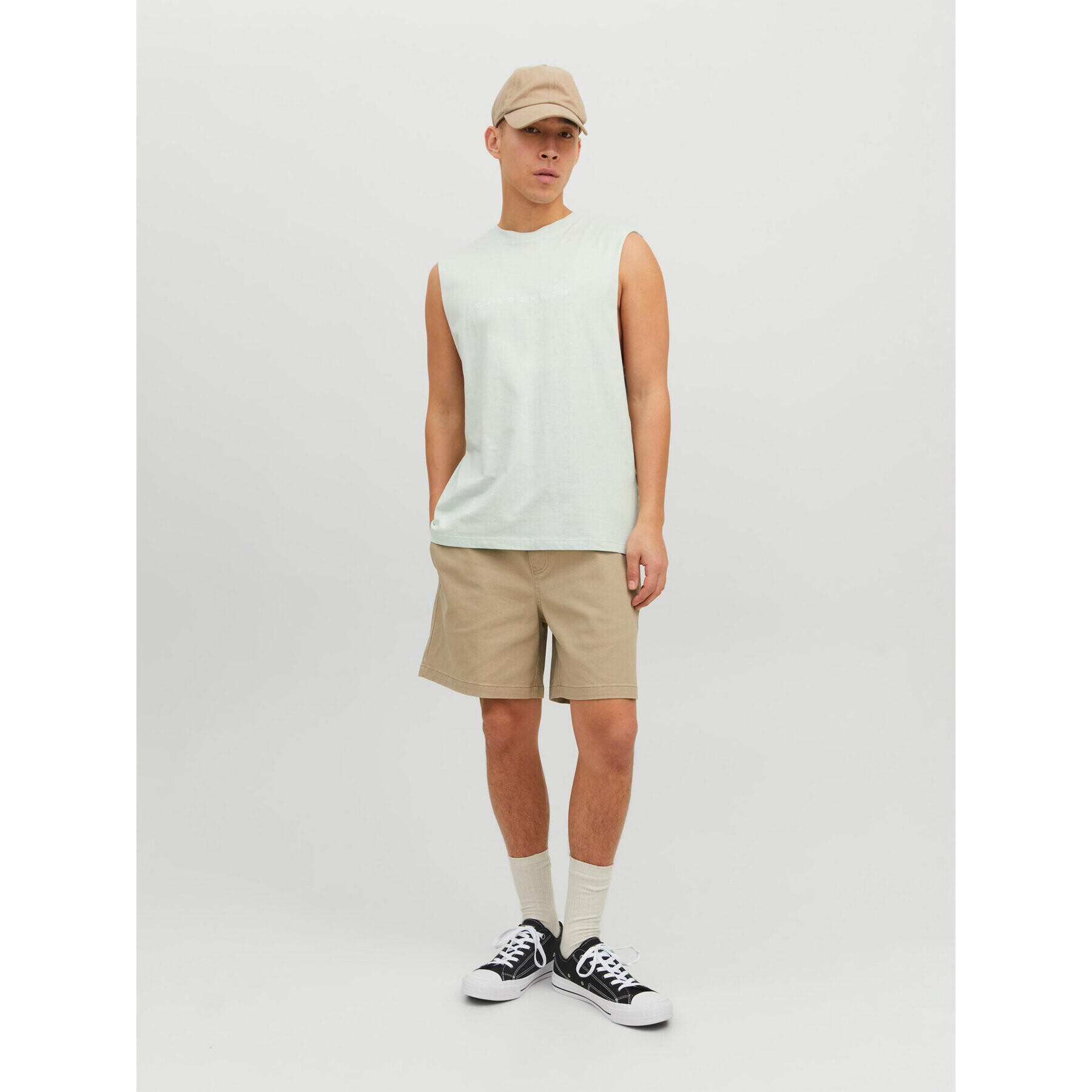 Jack&Jones Мъжки топ Copenhagen 12210016 Зелен Oversize - Pepit.bg