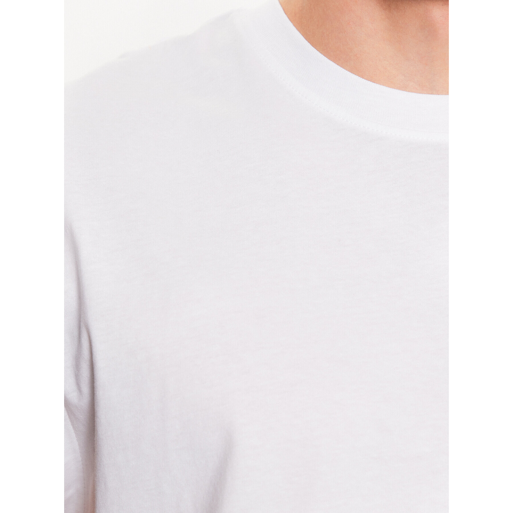 Jack&Jones Мъжки топ Brink 12210055 Бял Loose Fit - Pepit.bg