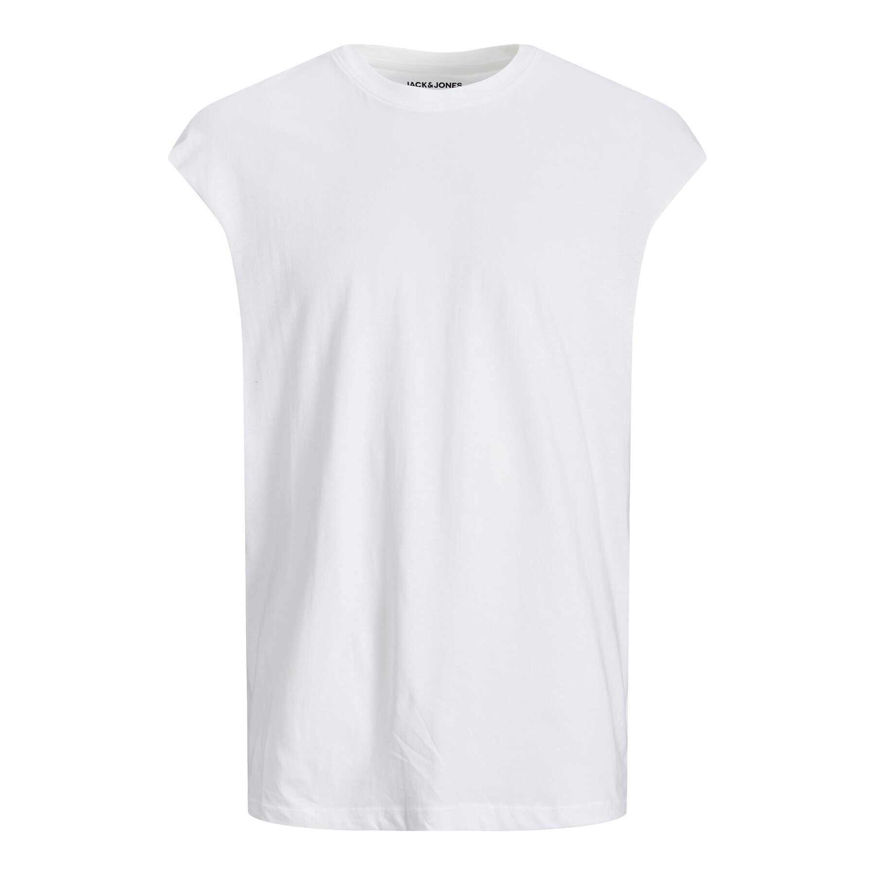 Jack&Jones Мъжки топ Brink 12210055 Бял Loose Fit - Pepit.bg