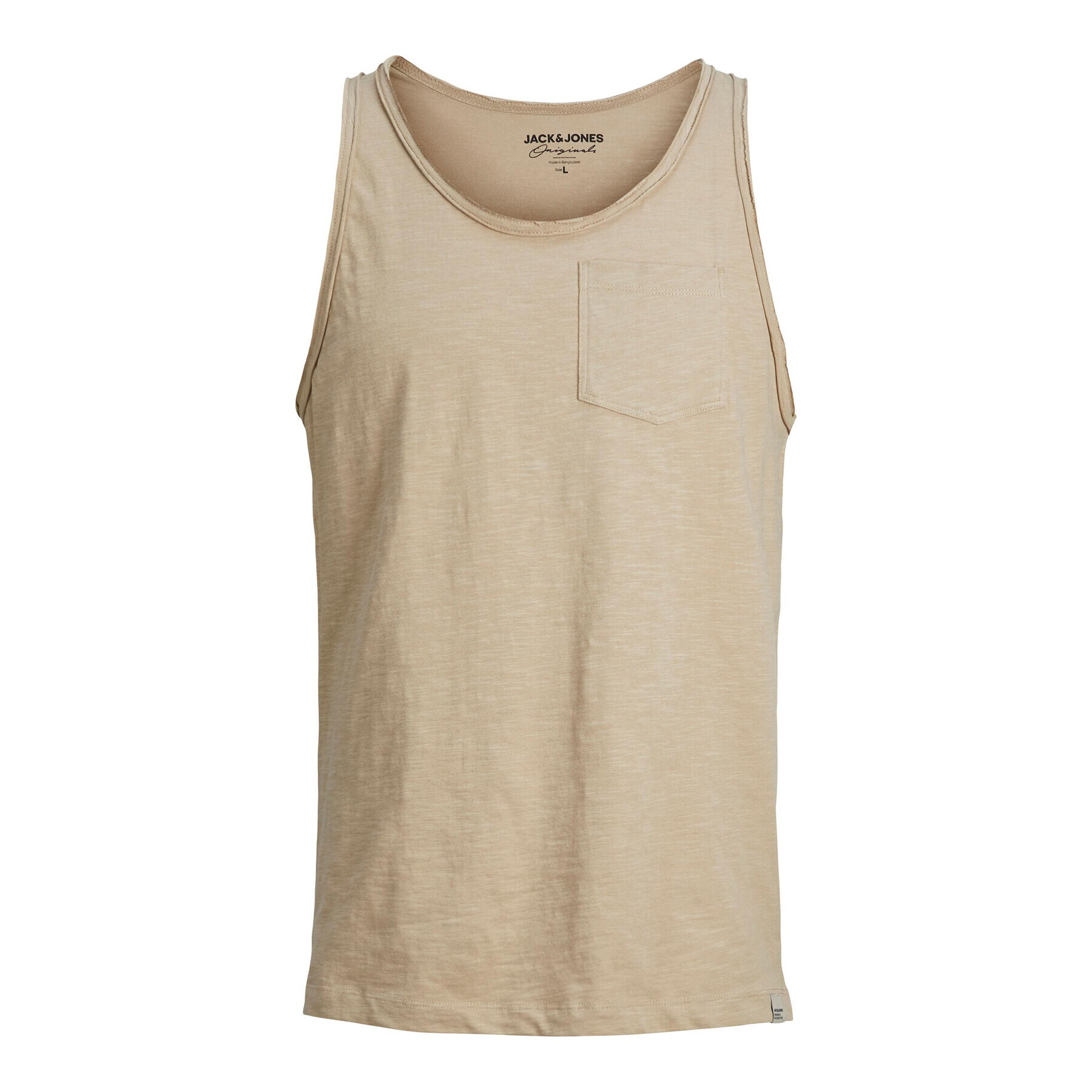Jack&Jones Мъжки топ 12232071 Бежов Regular Fit - Pepit.bg