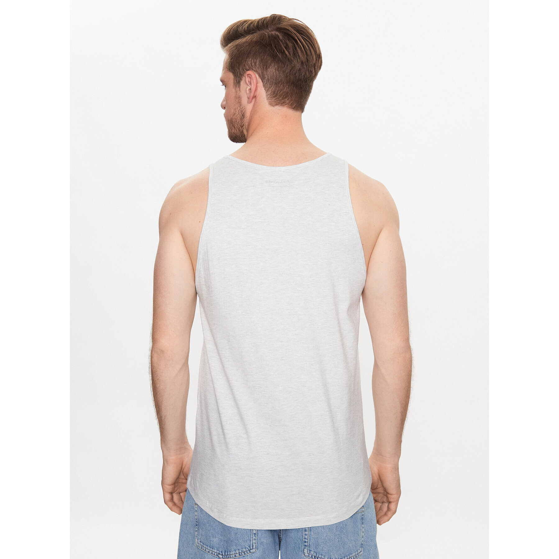 Jack&Jones Мъжки топ Tulum 12234252 Бял Standard Fit - Pepit.bg