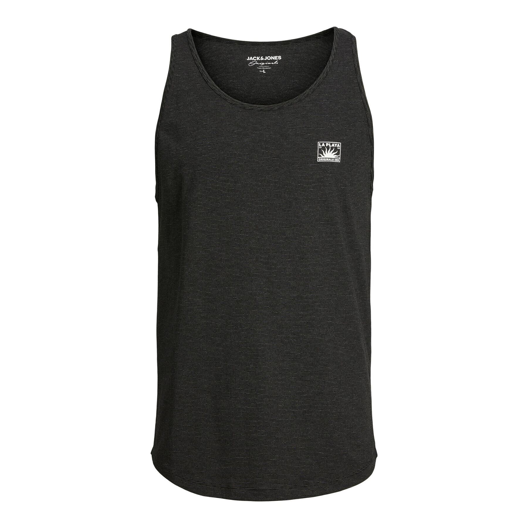 Jack&Jones Мъжки топ Tulum 12234252 Черен Standard Fit - Pepit.bg