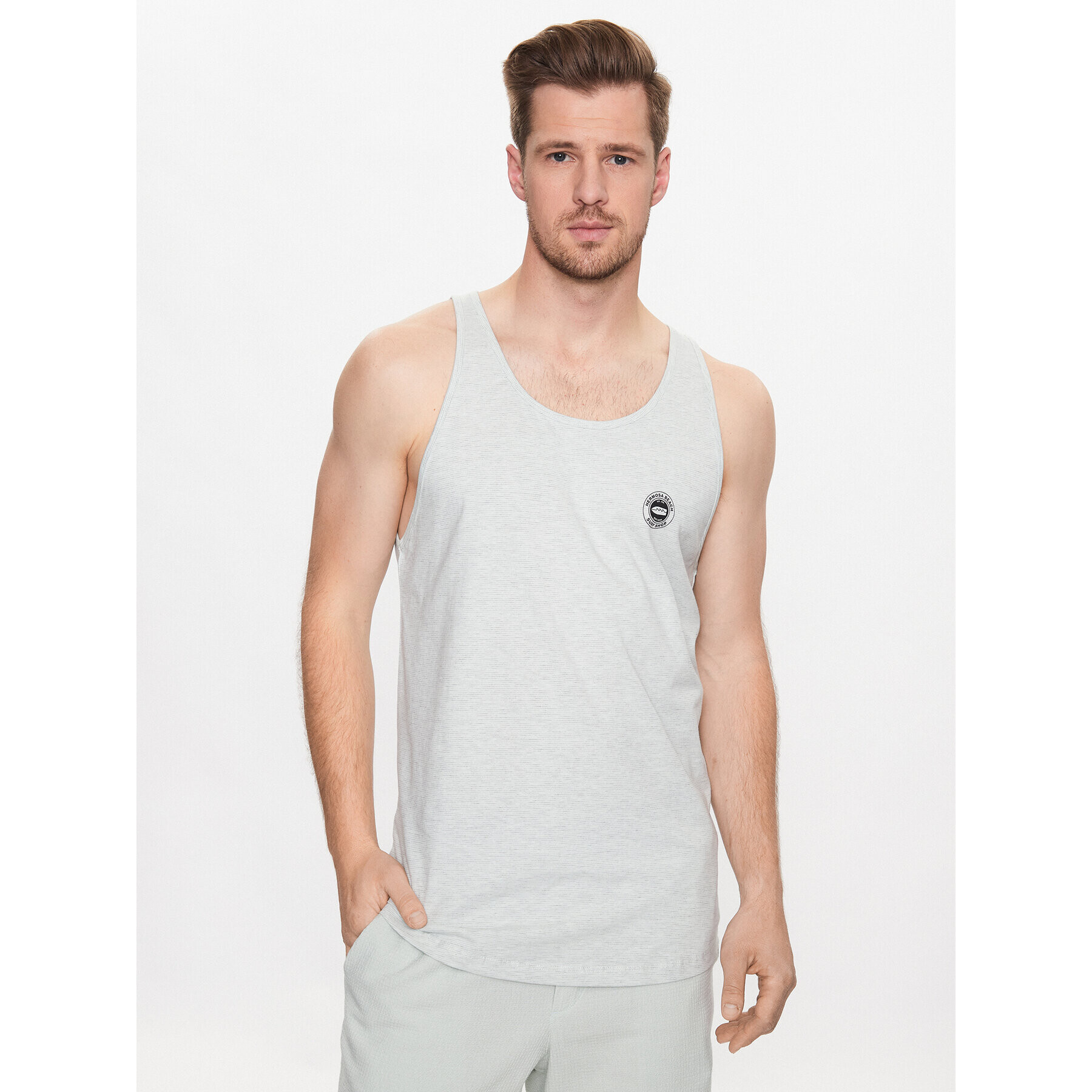 Jack&Jones Мъжки топ Tulum 12234252 Сив Standard Fit - Pepit.bg