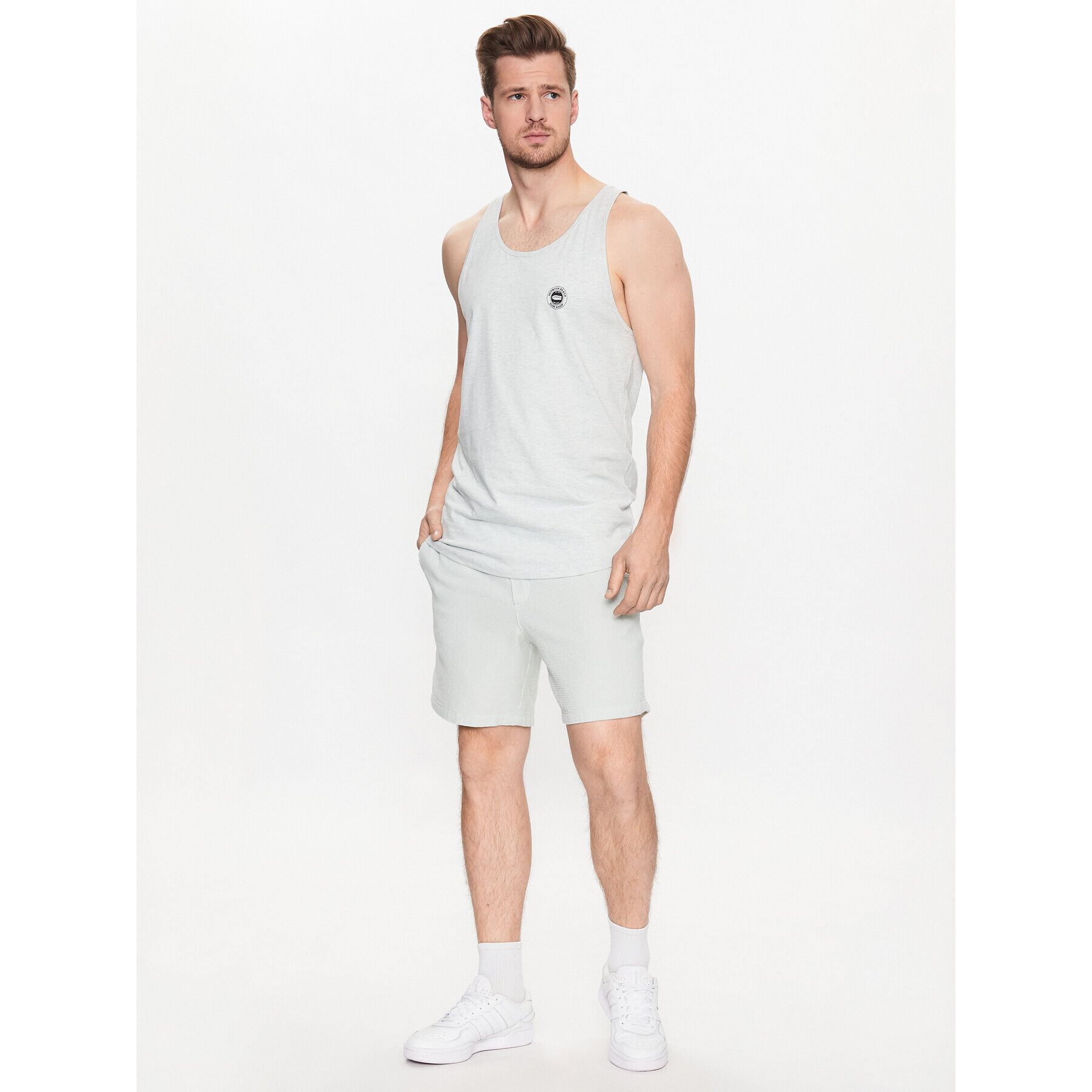 Jack&Jones Мъжки топ Tulum 12234252 Сив Standard Fit - Pepit.bg