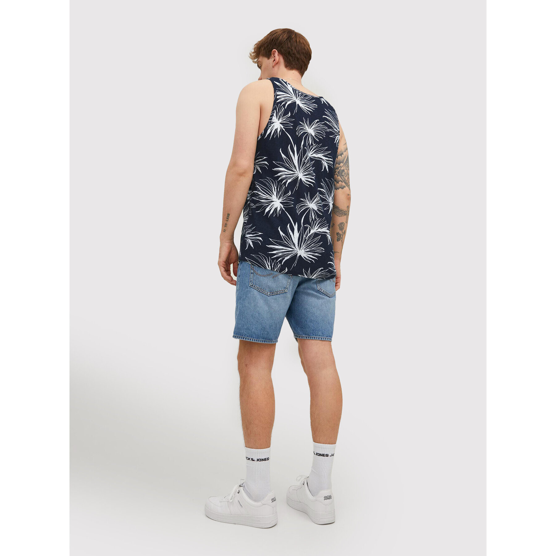 Jack&Jones Мъжки топ Breezy 12209638 Тъмносин Regular Fit - Pepit.bg