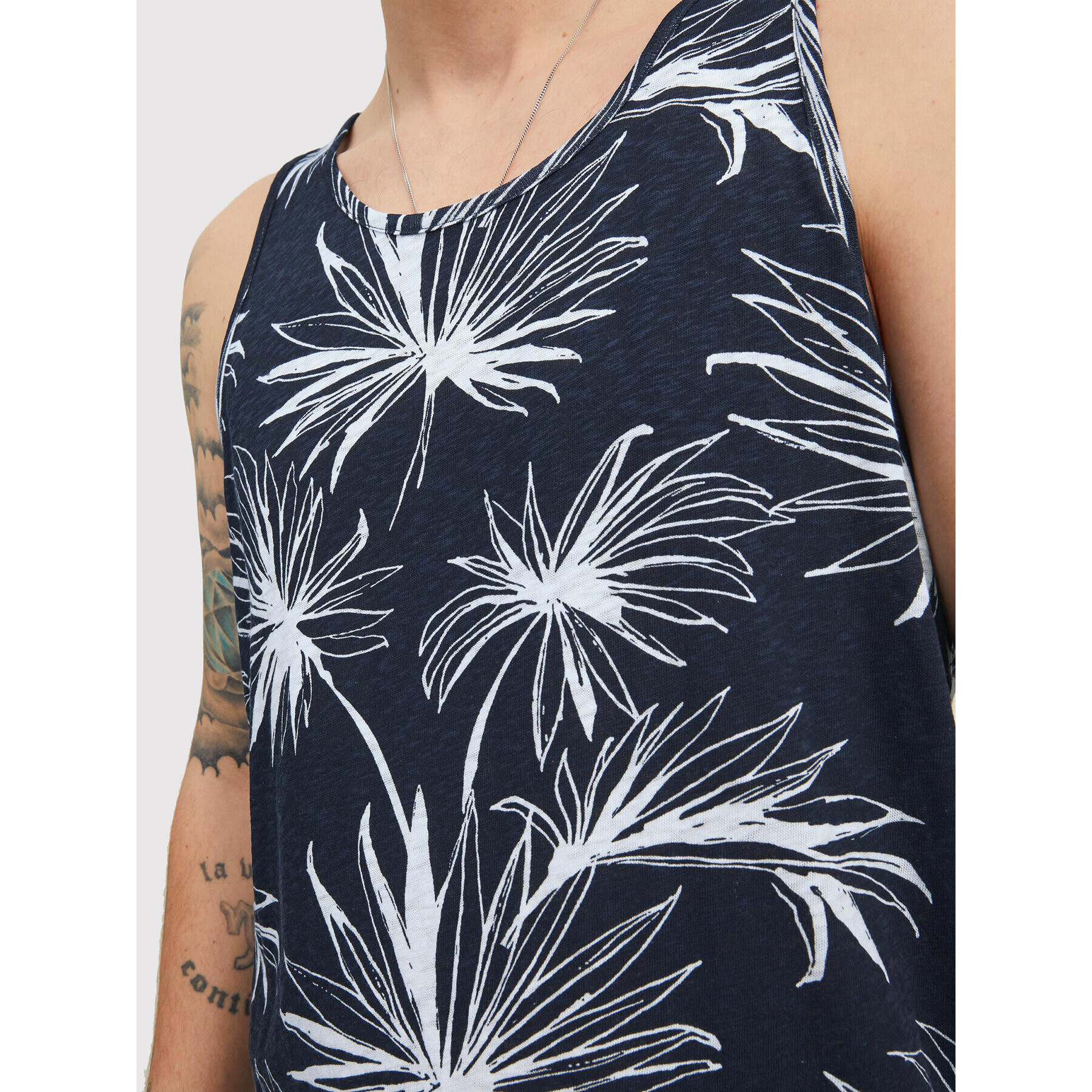 Jack&Jones Мъжки топ Breezy 12209638 Тъмносин Regular Fit - Pepit.bg