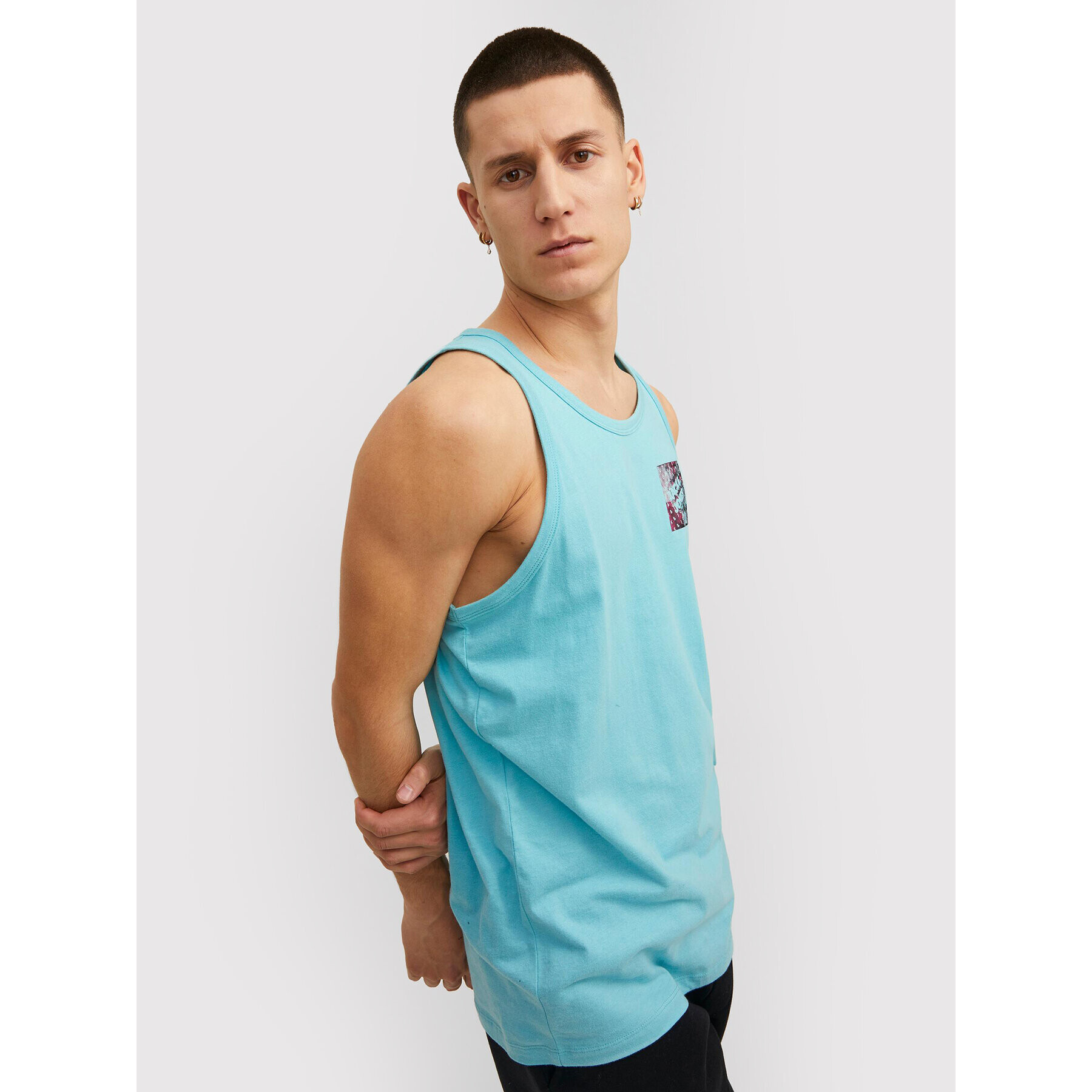 Jack&Jones Мъжки топ Nights 12210316 Син Regular Fit - Pepit.bg