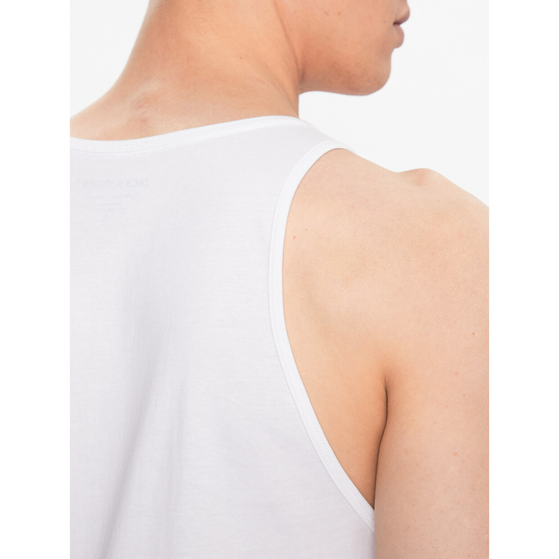 Jack&Jones Мъжки топ Splash 12235520 Бял Standard Fit - Pepit.bg