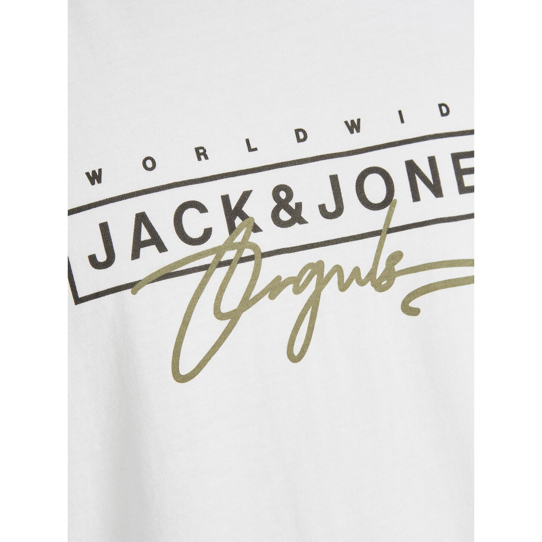 Jack&Jones Мъжки топ Splash 12235520 Бял Standard Fit - Pepit.bg