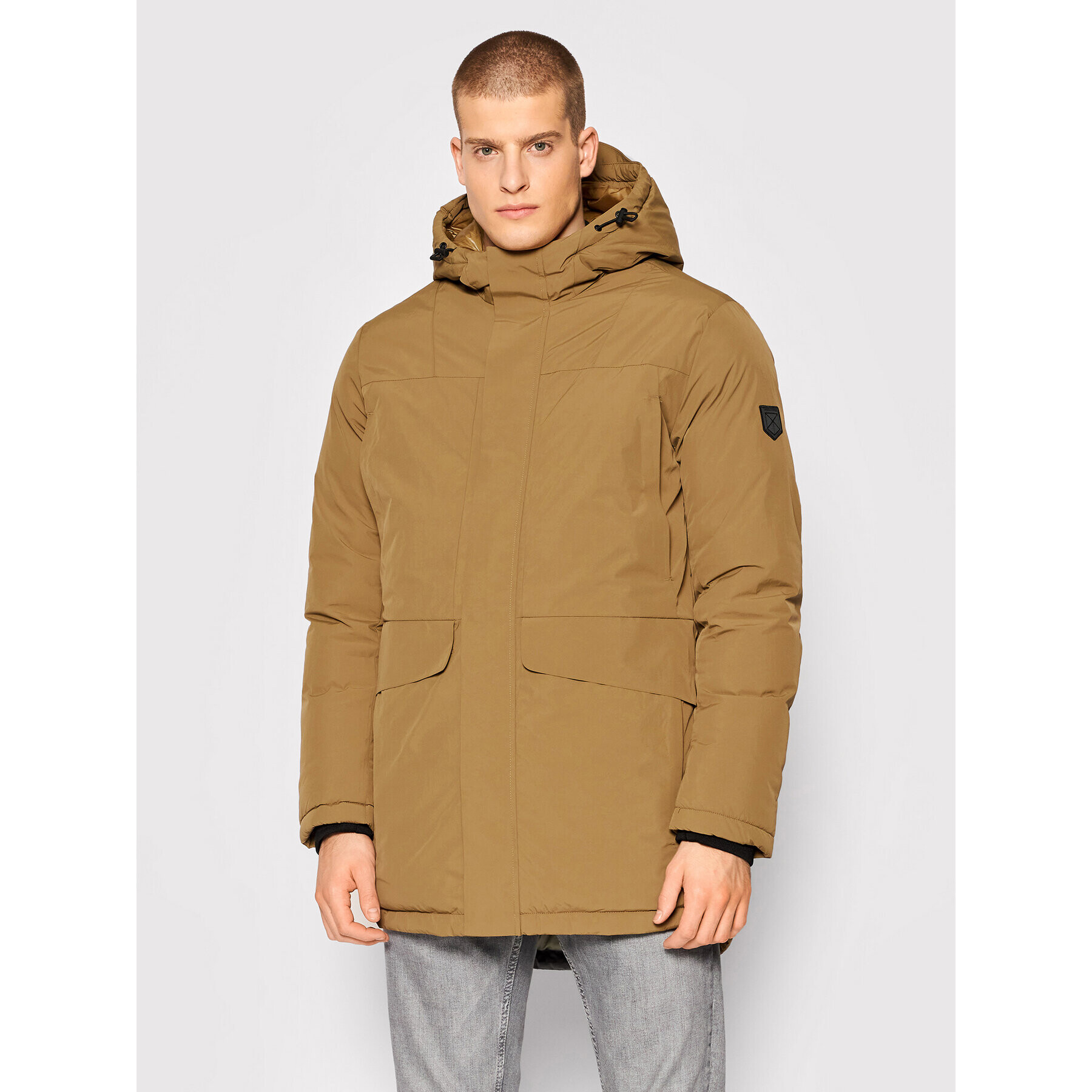 Jack&Jones PREMIUM Парка Blaharold 12192814 Кафяв Regular Fit - Pepit.bg