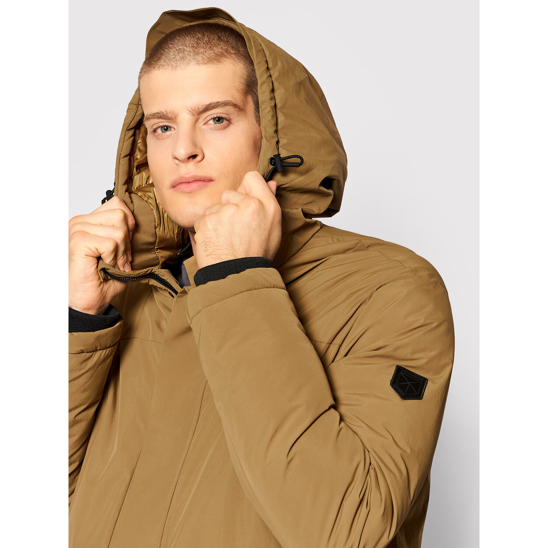 Jack&Jones PREMIUM Парка Blaharold 12192814 Кафяв Regular Fit - Pepit.bg
