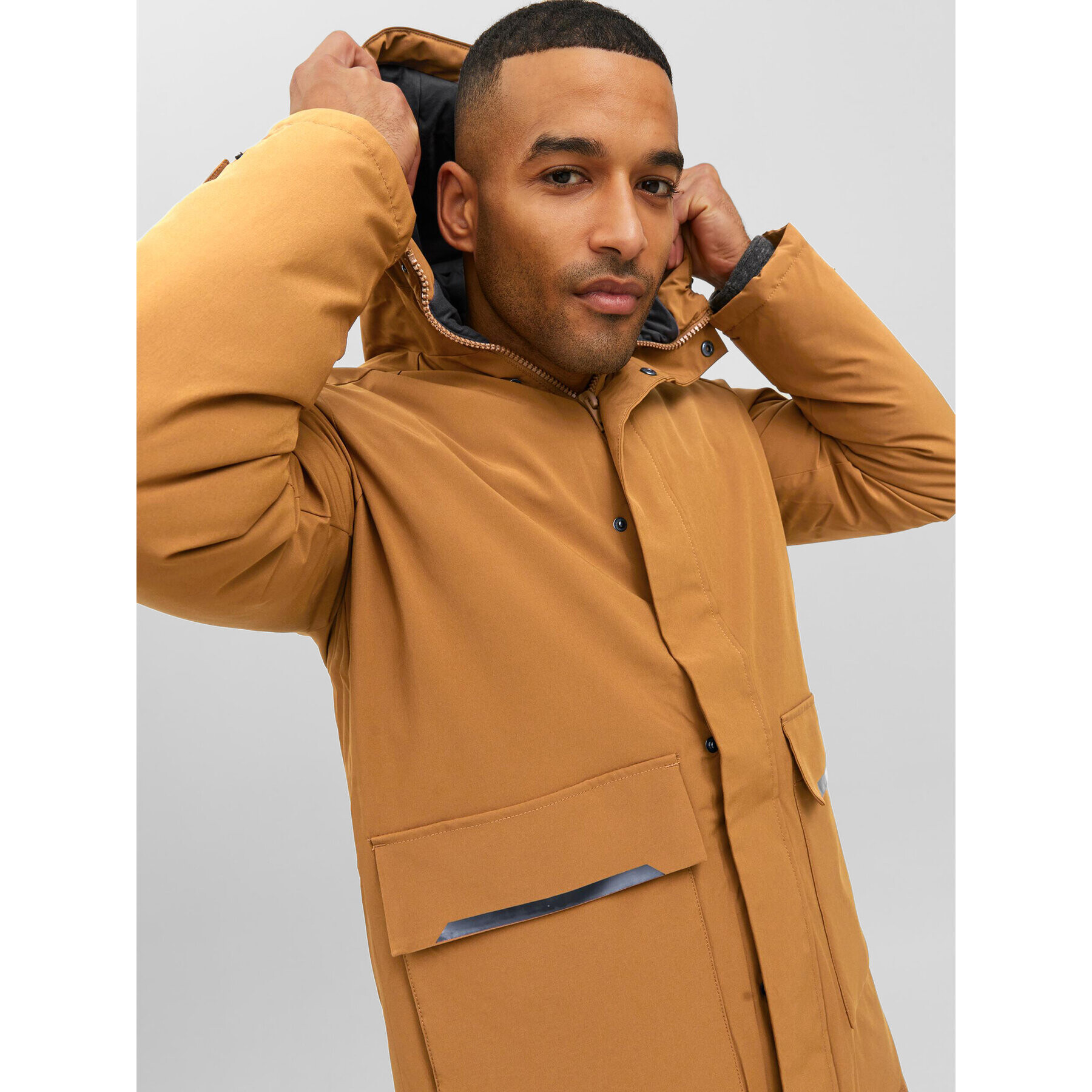 Jack&Jones Парка Tiko 12211896 Кафяв Regular Fit - Pepit.bg