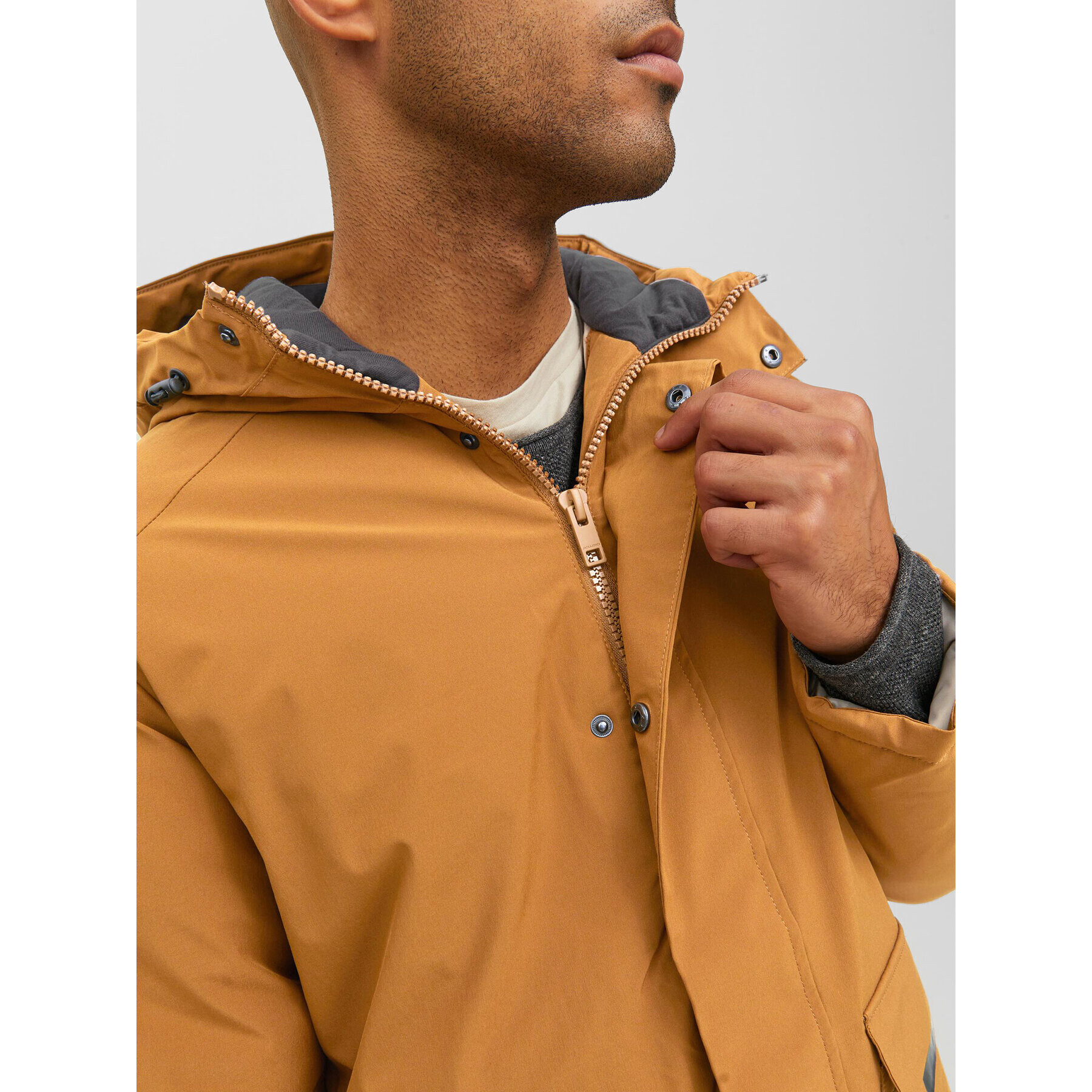 Jack&Jones Парка Tiko 12211896 Кафяв Regular Fit - Pepit.bg
