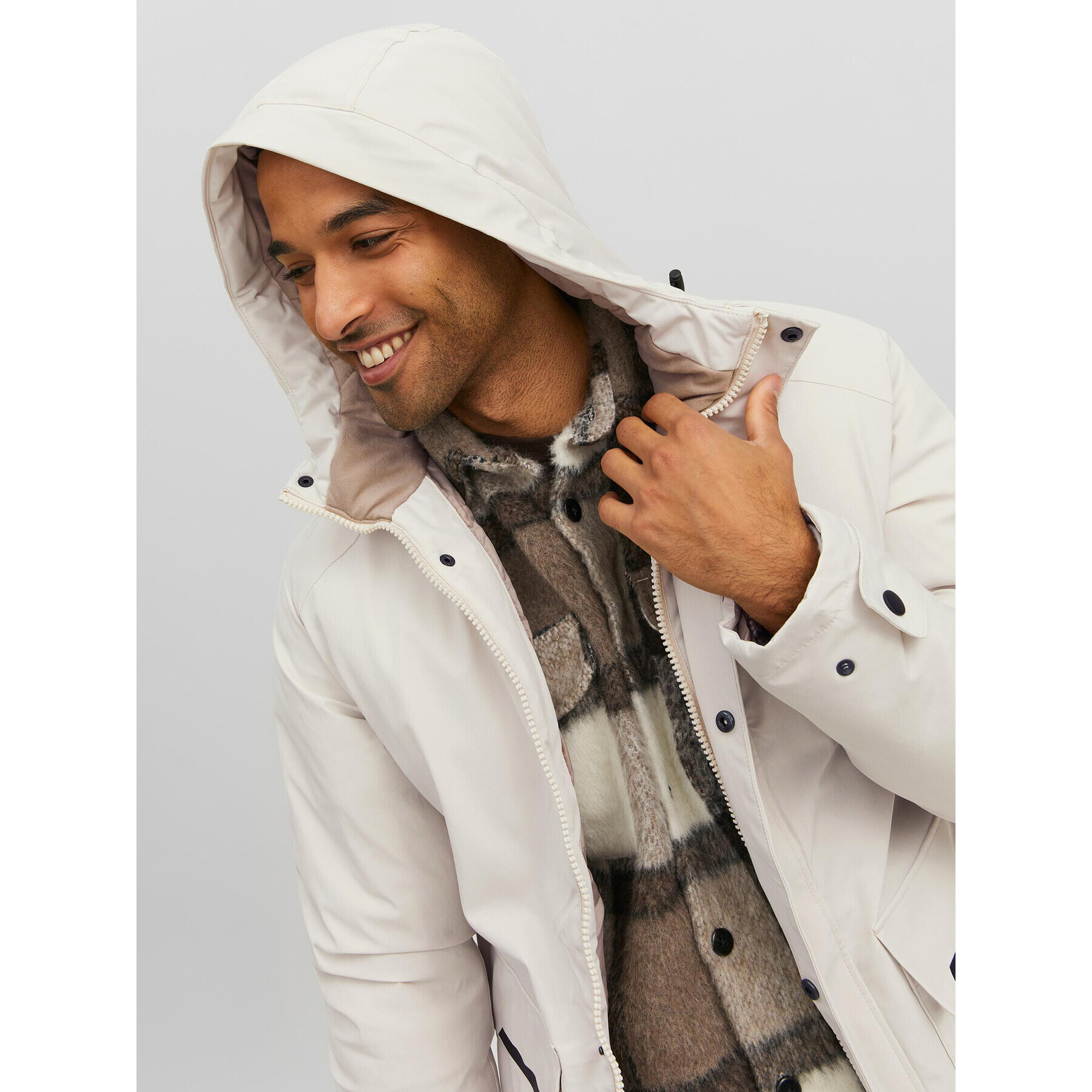 Jack&Jones Парка Tiko 12211896 Сив Regular Fit - Pepit.bg