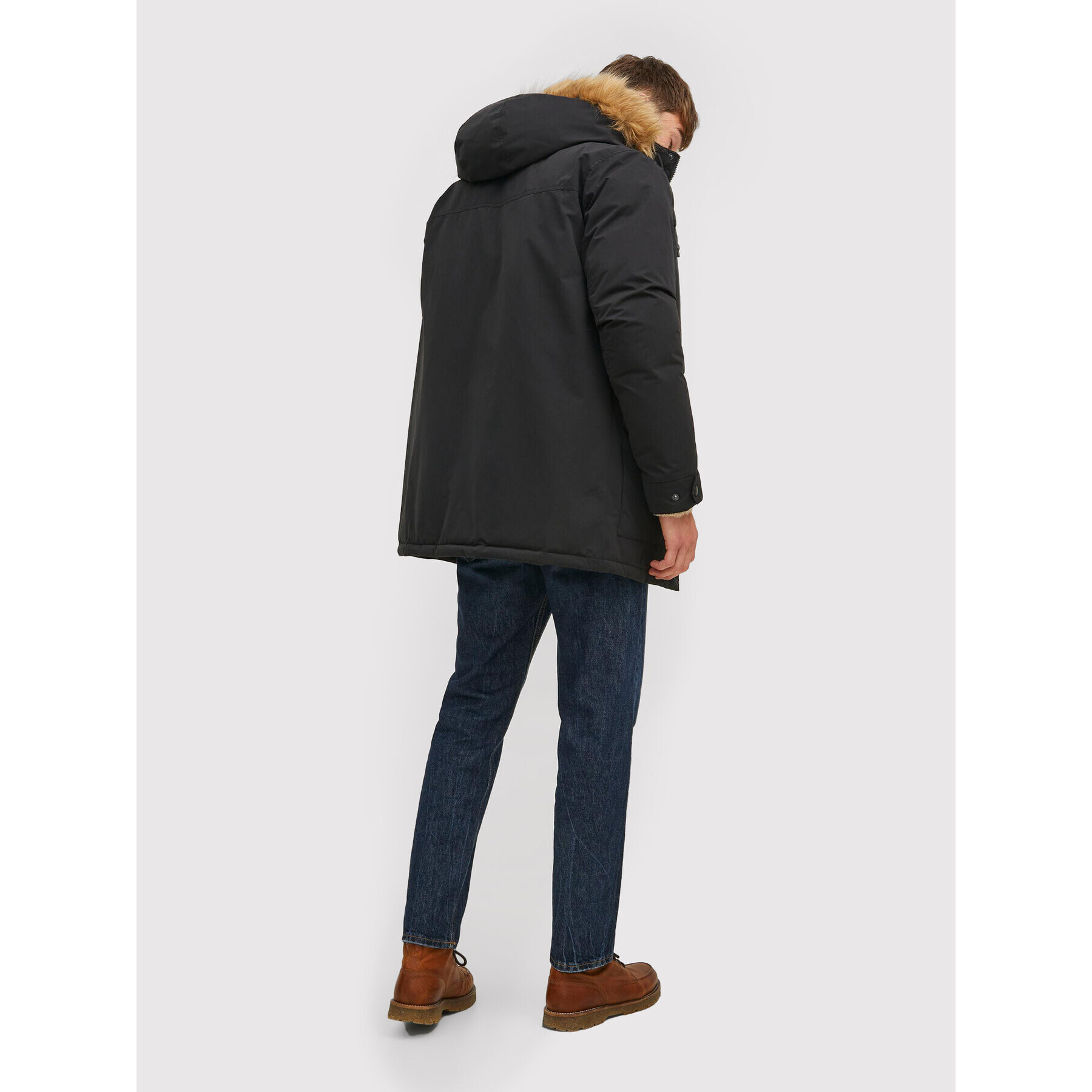Jack&Jones Парка Winner 12211948 Черен Regular Fit - Pepit.bg