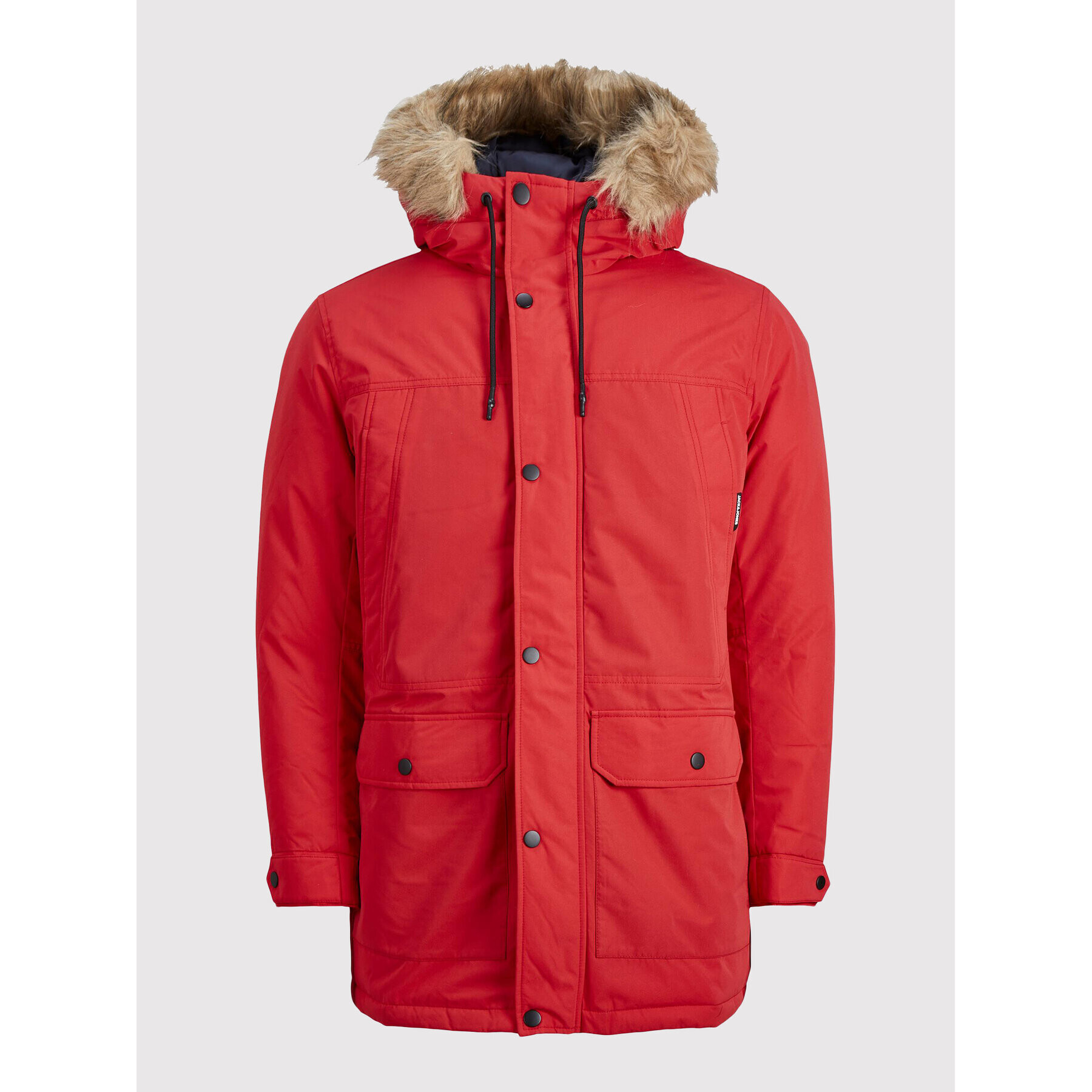 Jack&Jones Парка Winner 12211948 Червен Regular Fit - Pepit.bg