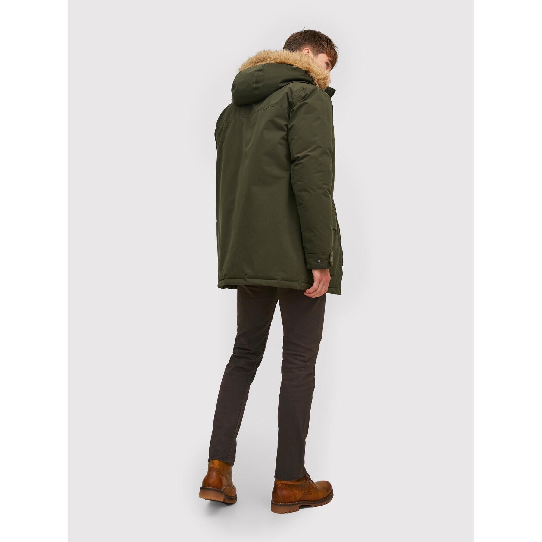 Jack&Jones Парка Winner 12211948 Зелен Regular Fit - Pepit.bg