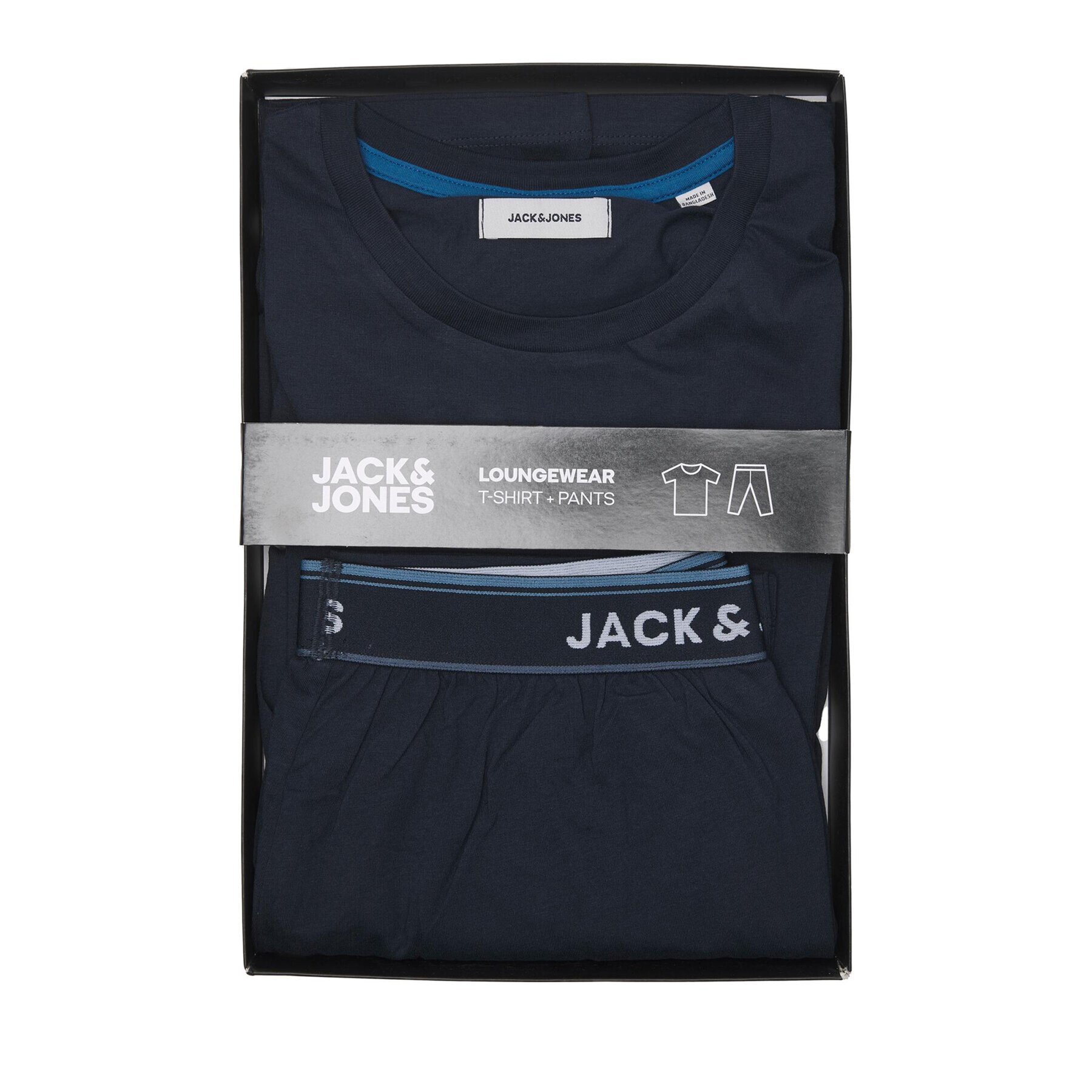 Jack&Jones Пижама Kyle 12227329 Тъмносин Standard Fit - Pepit.bg