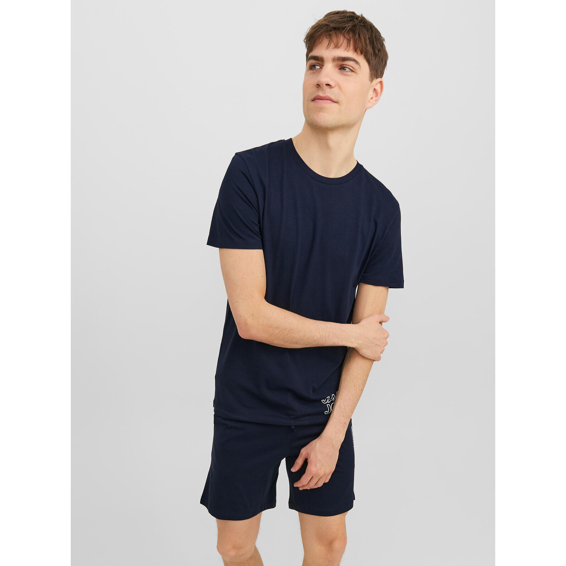 Jack&Jones Пижама 12245905 Тъмносин Standard Fit - Pepit.bg