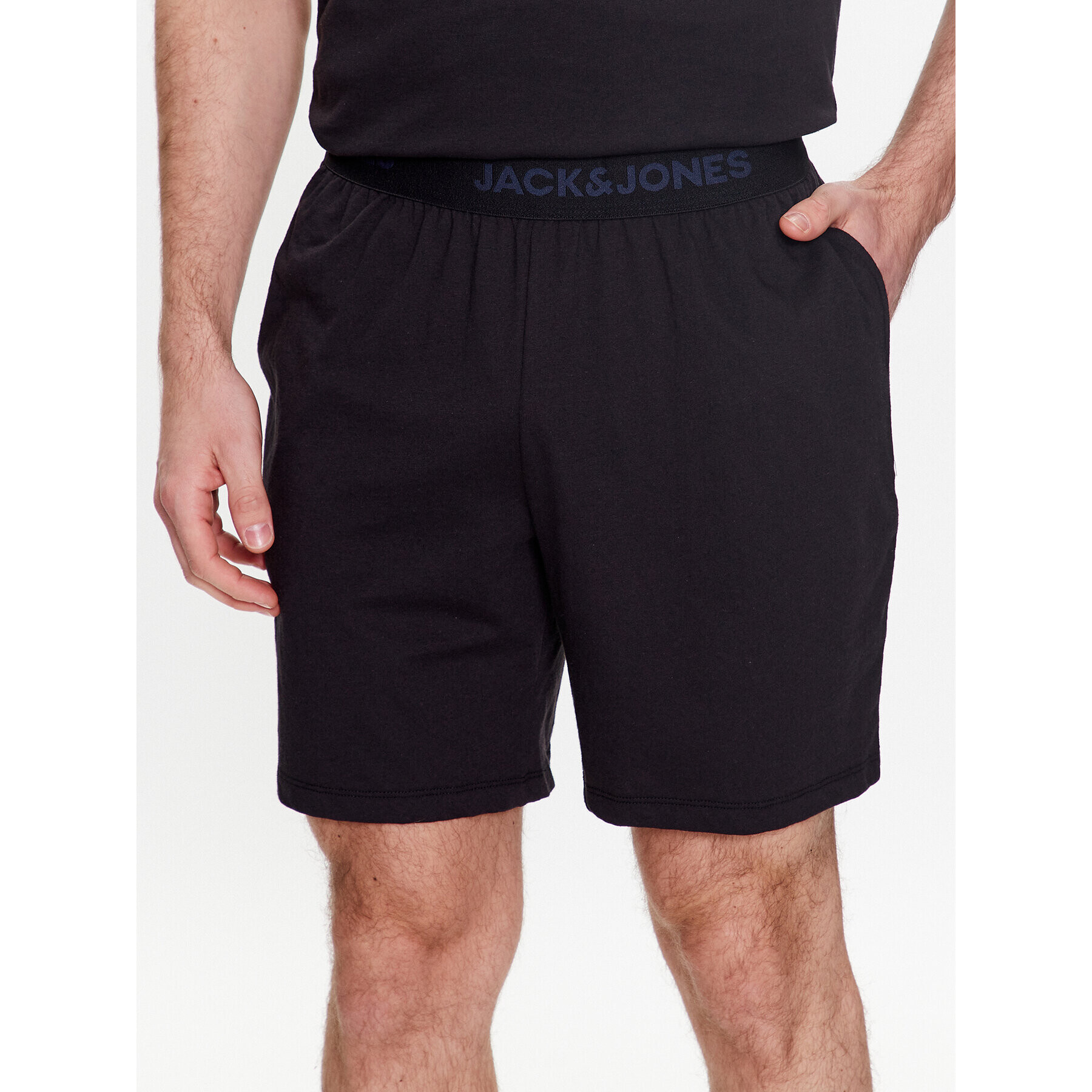 Jack&Jones Пижамени шорти 12224914 Черен Regular Fit - Pepit.bg