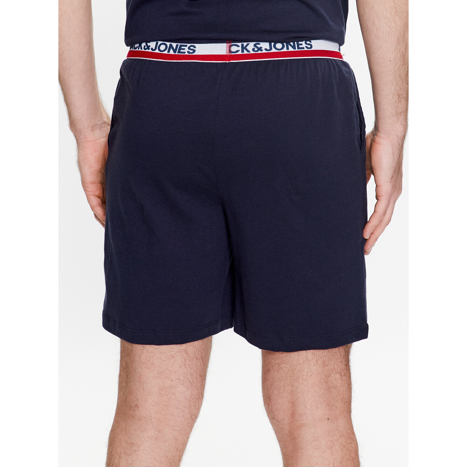 Jack&Jones Пижамени шорти Tape 12230637 Тъмносин Regular Fit - Pepit.bg