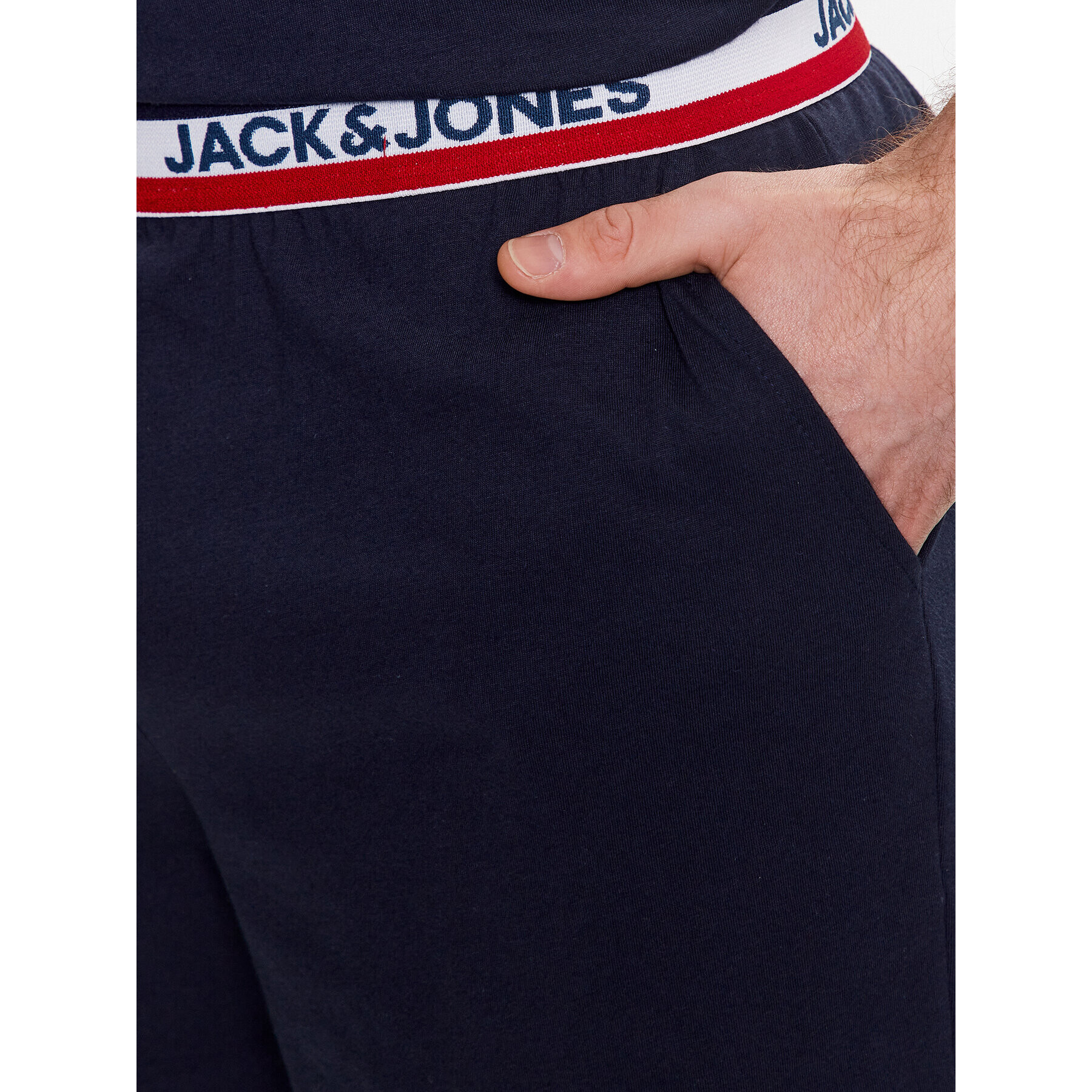 Jack&Jones Пижамени шорти Tape 12230637 Тъмносин Regular Fit - Pepit.bg