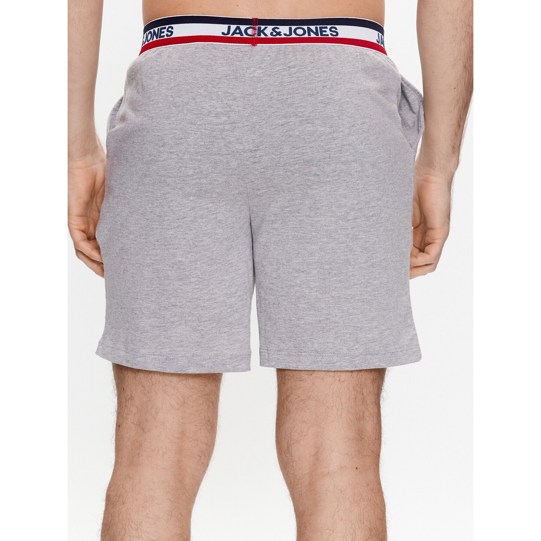 Jack&Jones Пижамени шорти Tape 12230637 Сив Regular Fit - Pepit.bg