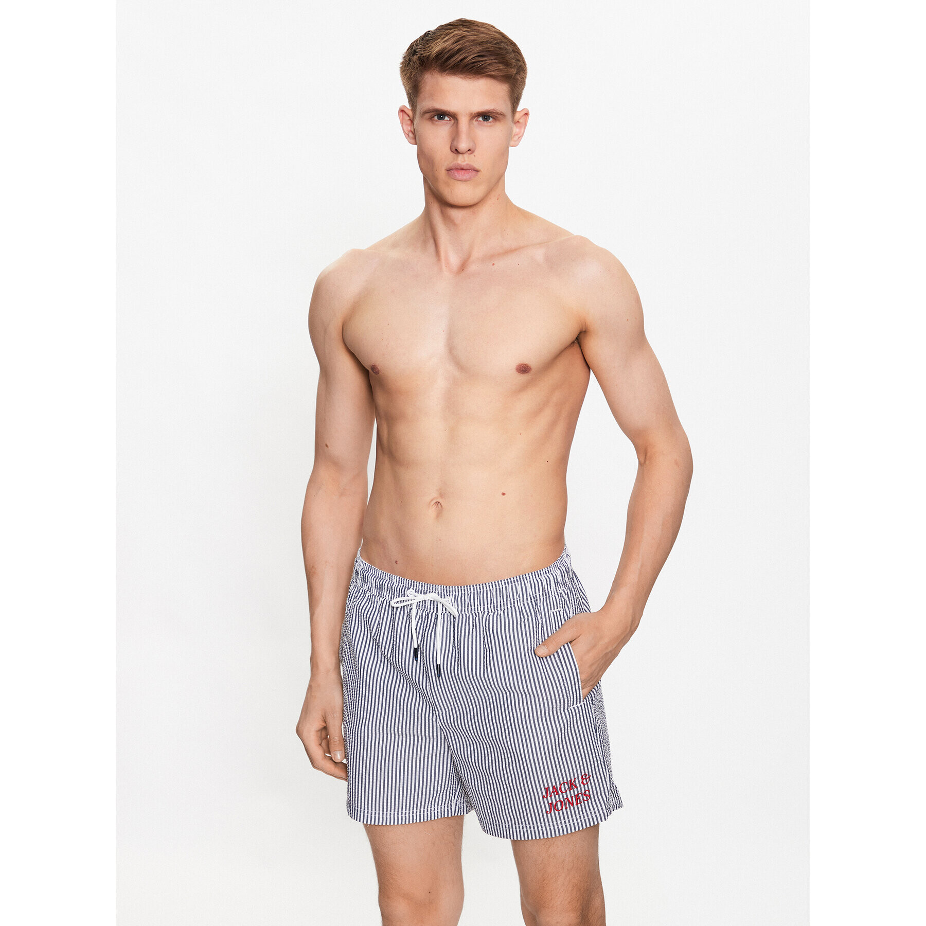 Jack&Jones Плувни шорти Fiji 12230406 Тъмносин Loose Fit - Pepit.bg