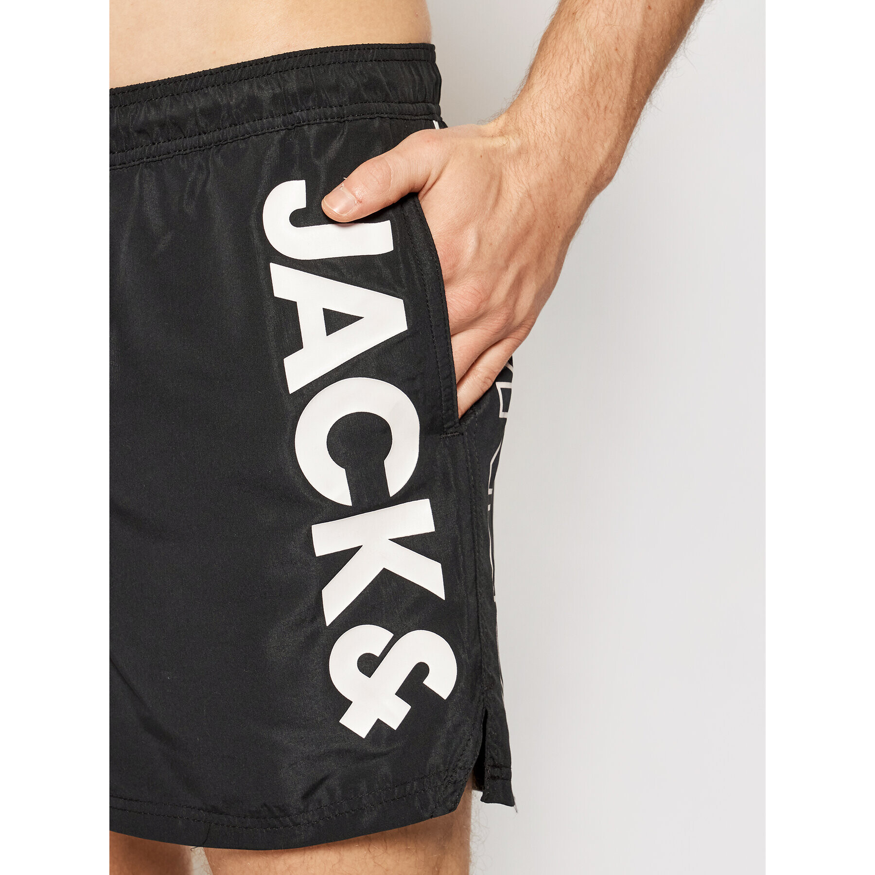 Jack&Jones Плувни шорти Bali 12183806 Черен Regular Fit - Pepit.bg