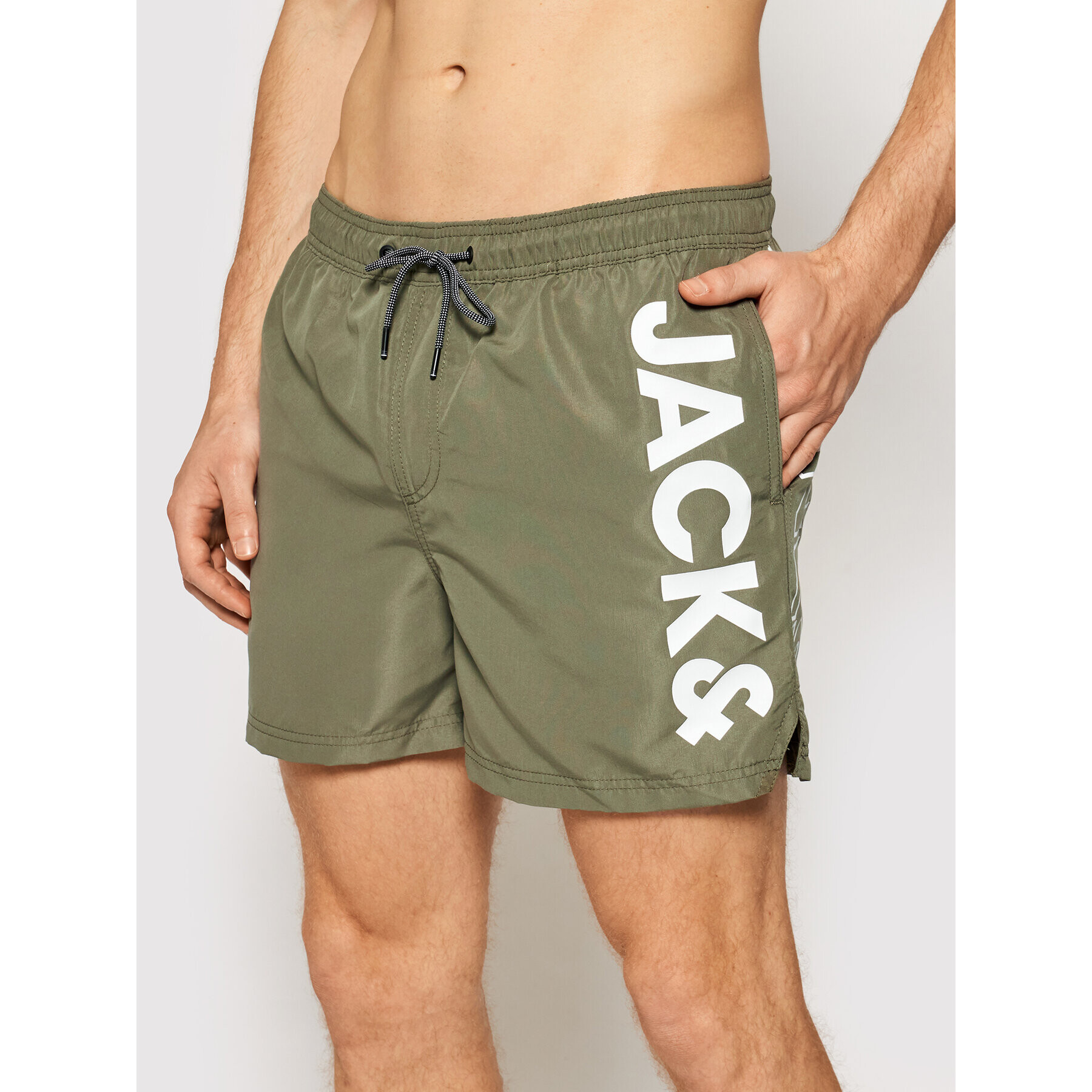 Jack&Jones Плувни шорти Bali 12183806 Зелен Regular Fit - Pepit.bg
