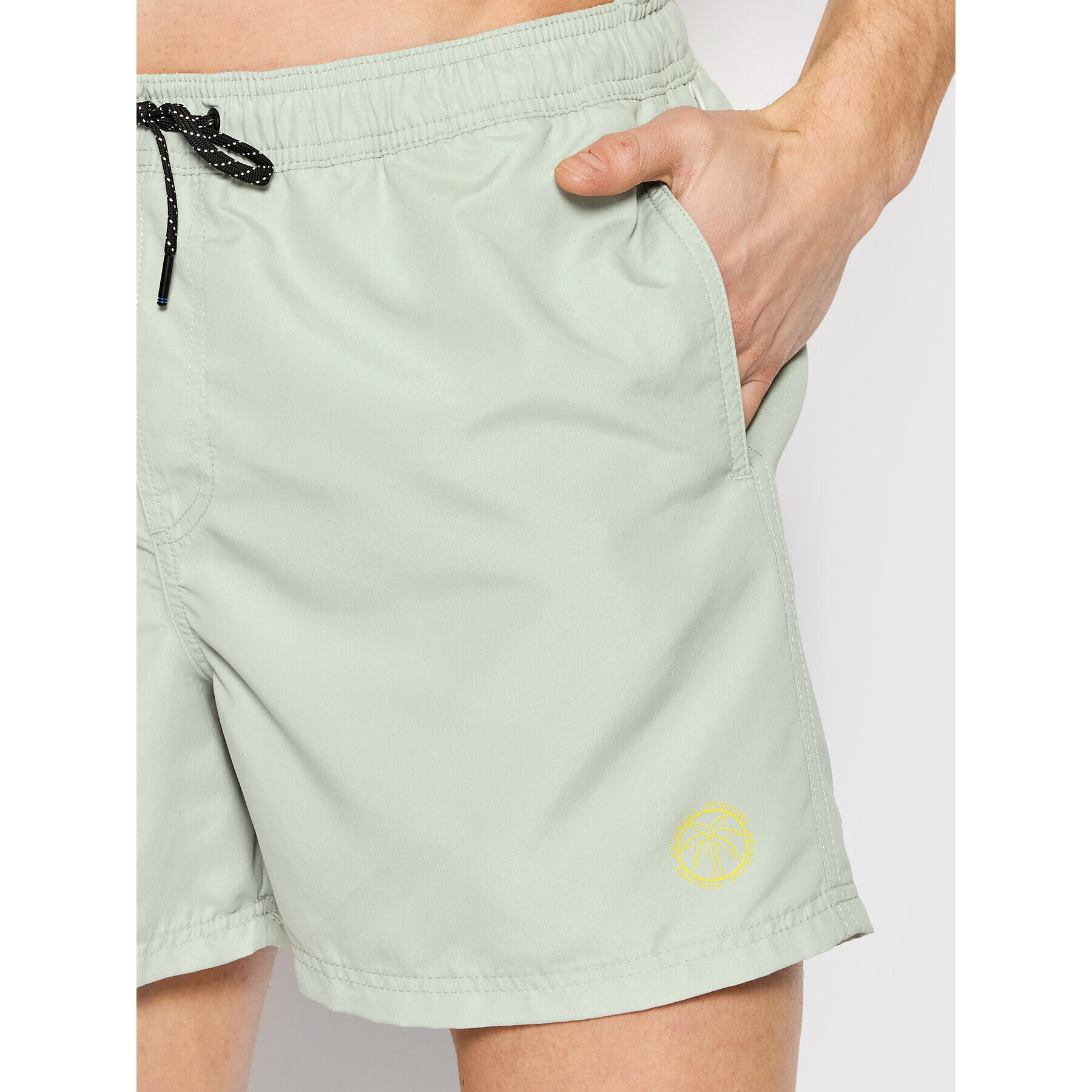 Jack&Jones Плувни шорти Crete 12202956 Сив Regular Fit - Pepit.bg