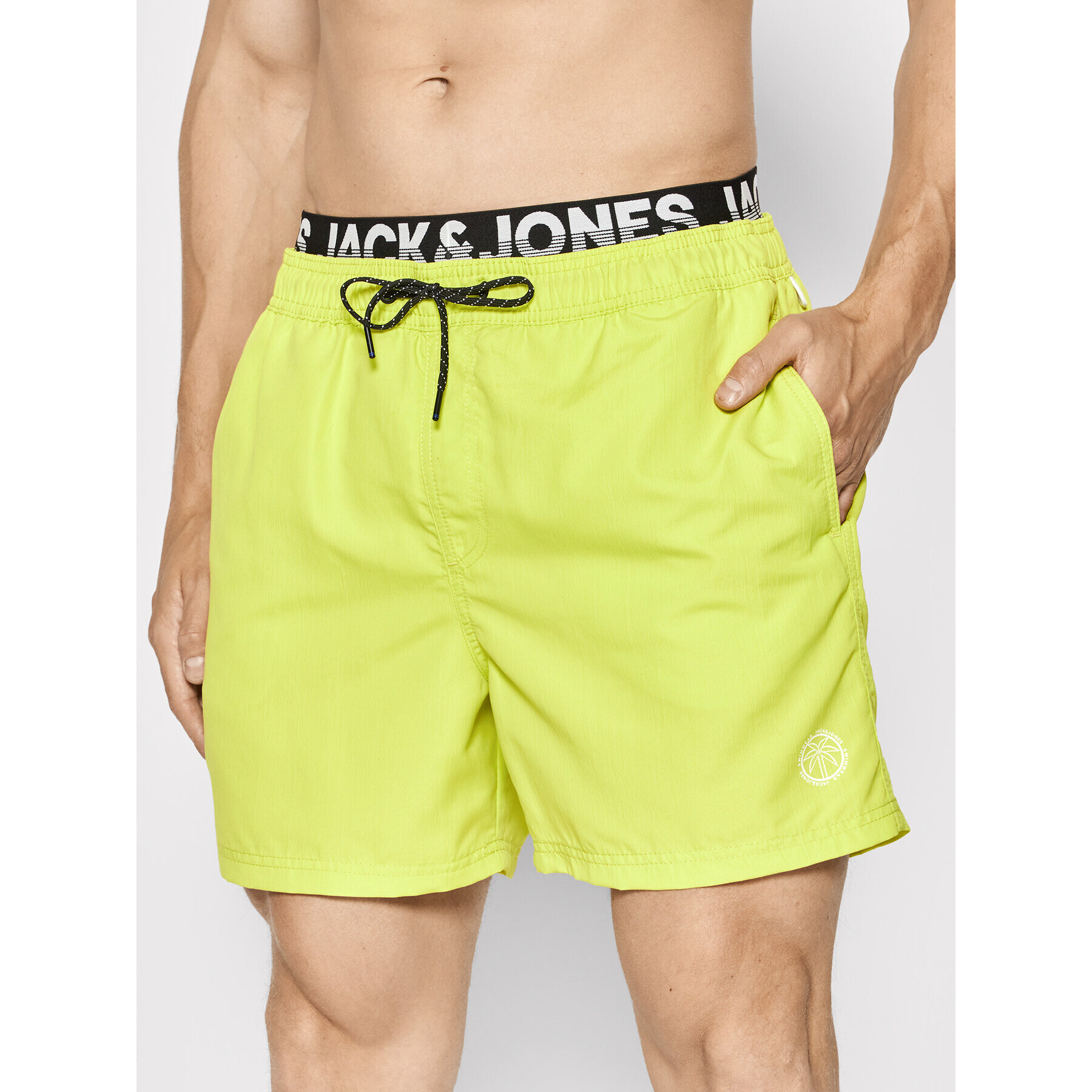 Jack&Jones Плувни шорти Crete 12203815 Зелен Regular Fit - Pepit.bg