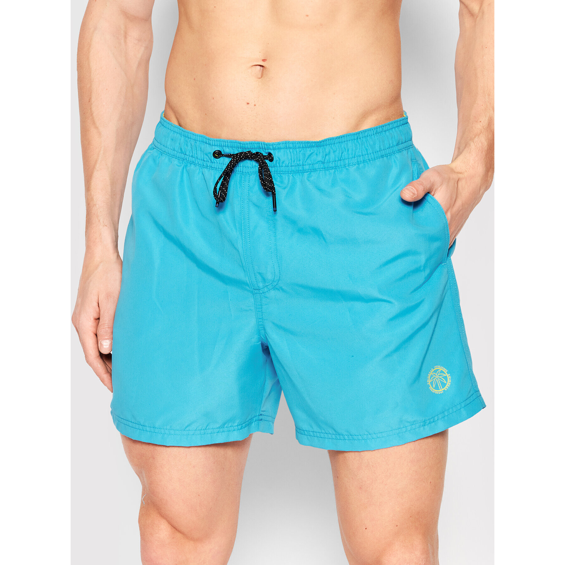Jack&Jones Плувни шорти Crete Swim Solid 12202956 Син Regular Fit - Pepit.bg