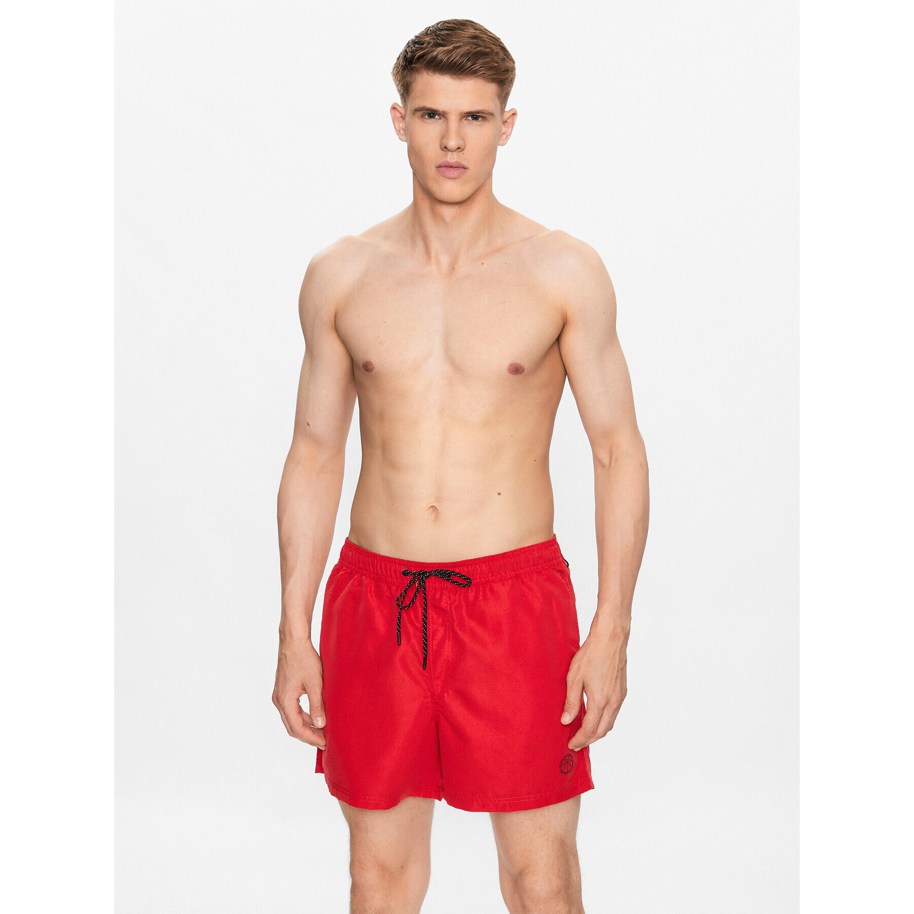 Jack&Jones Плувни шорти Fiji 12225961 Червен Regular Fit - Pepit.bg