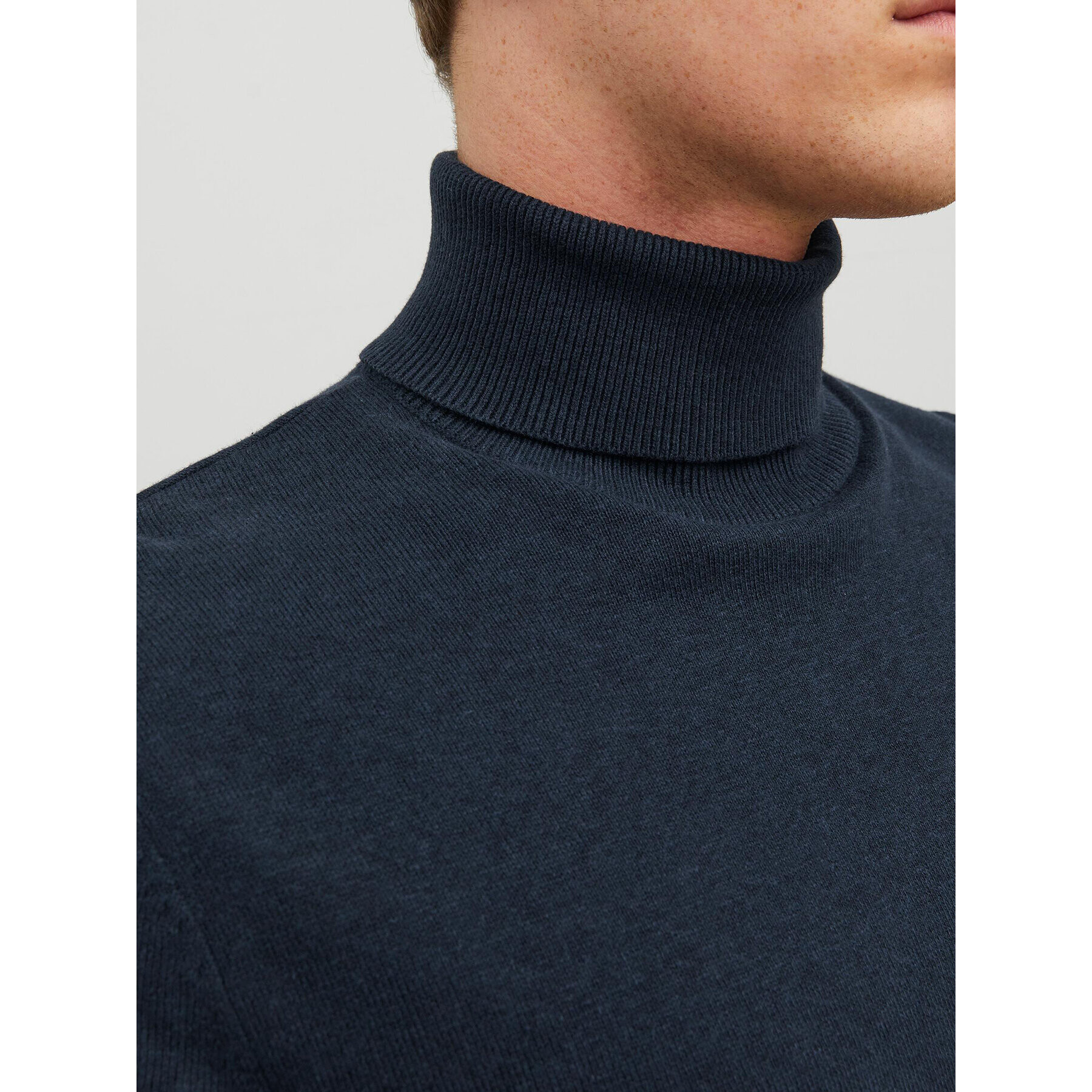 Jack&Jones Поло 12157417 Тъмносин Regular Fit - Pepit.bg