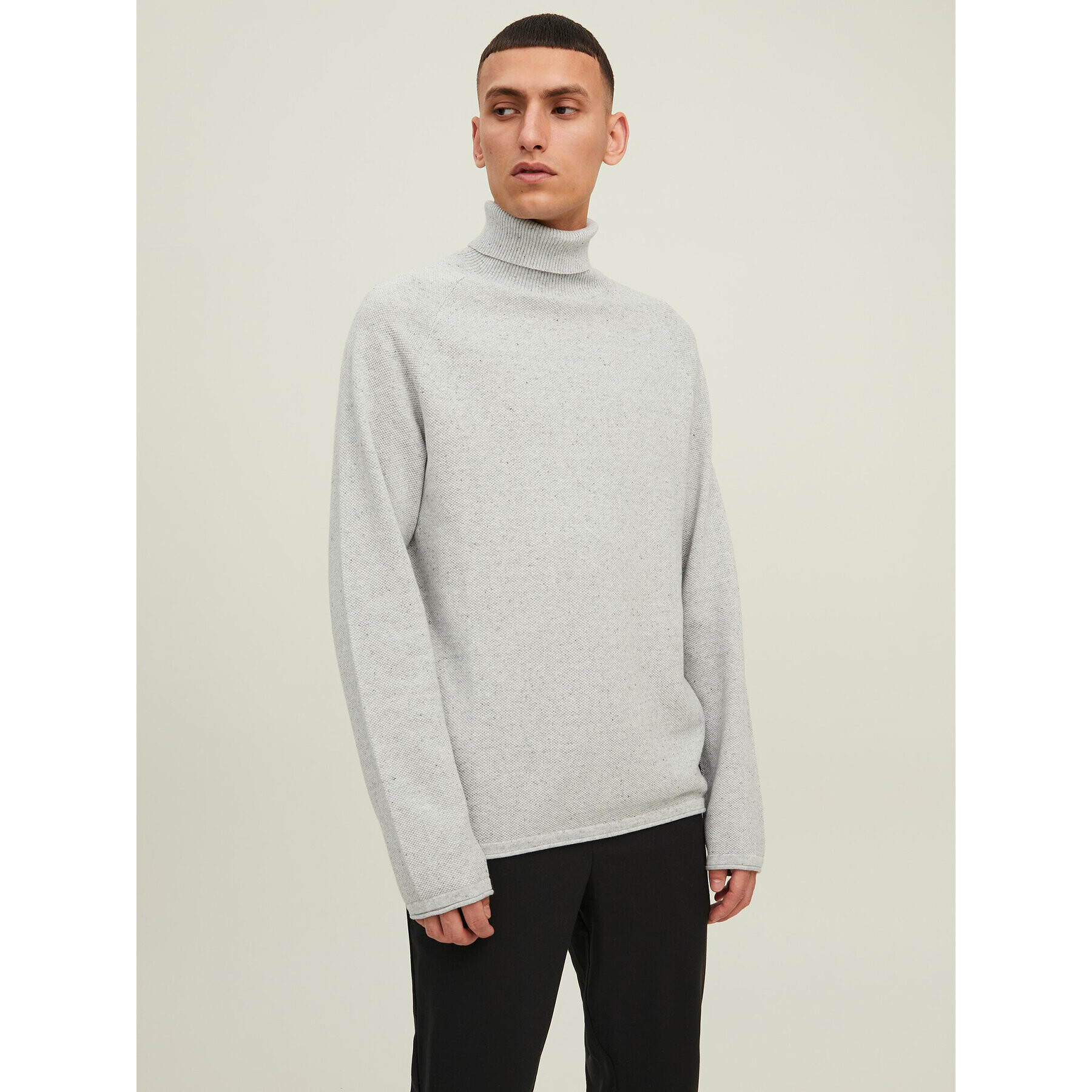 Jack&Jones Поло 12210931 Сив Regular Fit - Pepit.bg