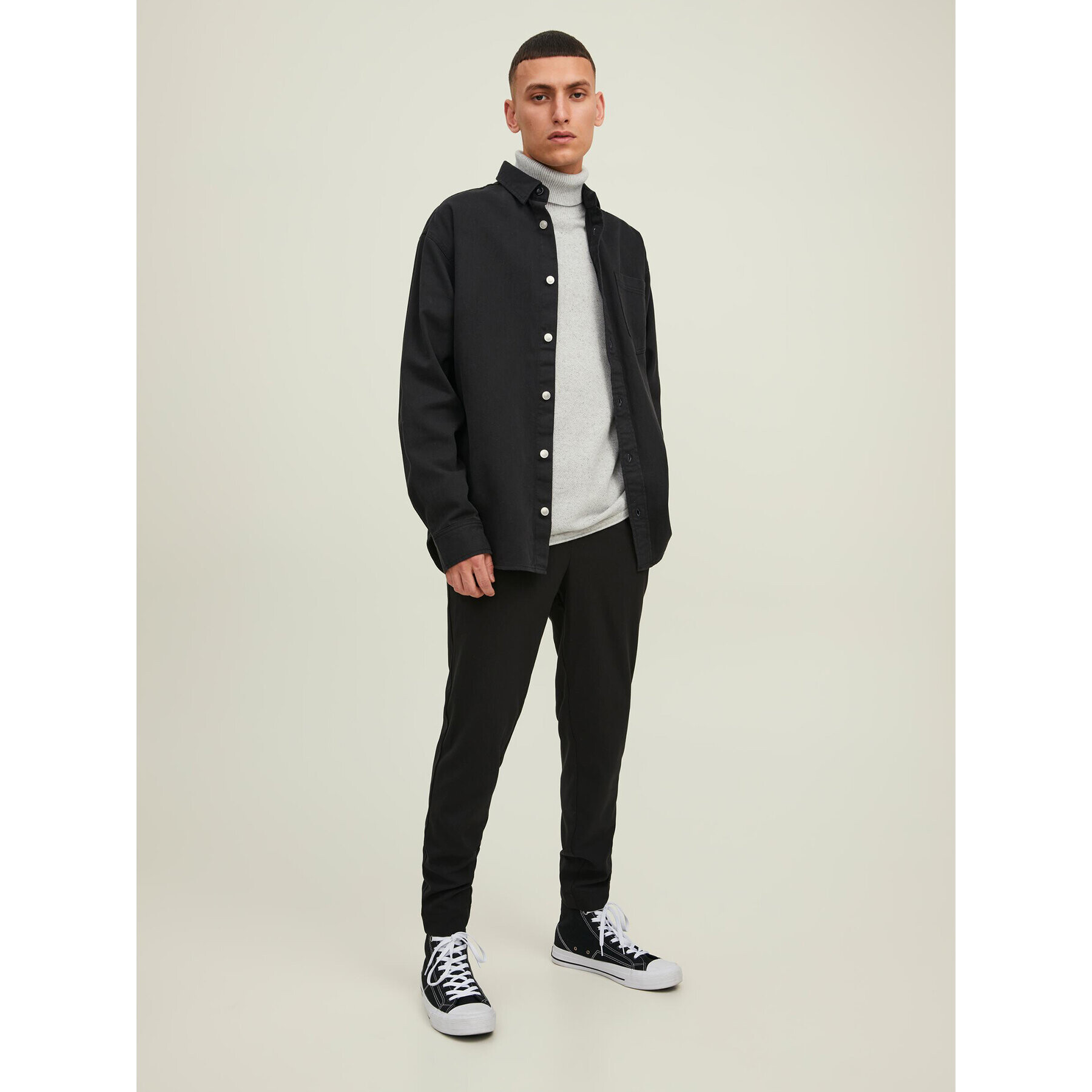 Jack&Jones Поло 12210931 Сив Regular Fit - Pepit.bg