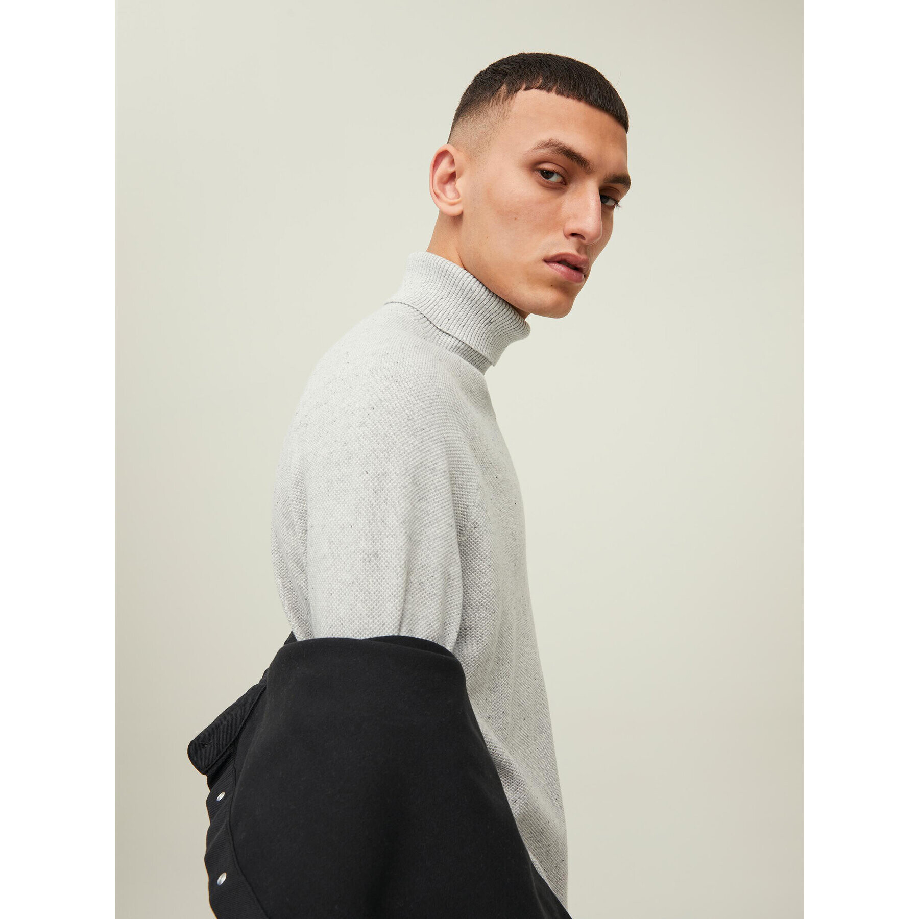 Jack&Jones Поло 12210931 Сив Regular Fit - Pepit.bg