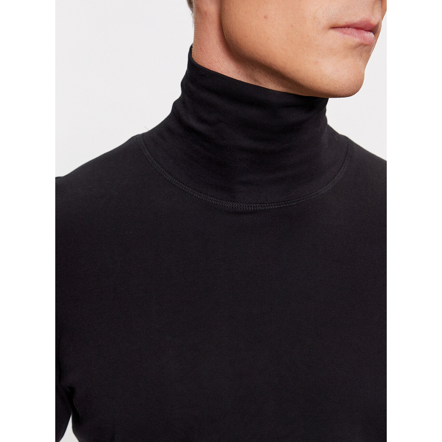 Jack&Jones Поло 12243471 Черен Standard Fit - Pepit.bg