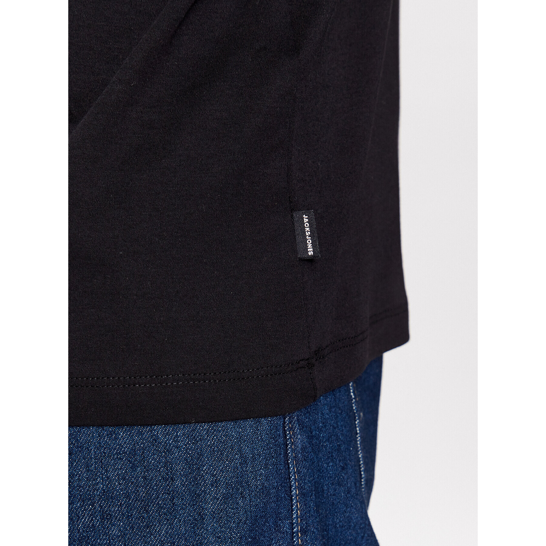 Jack&Jones Поло 12243471 Черен Standard Fit - Pepit.bg