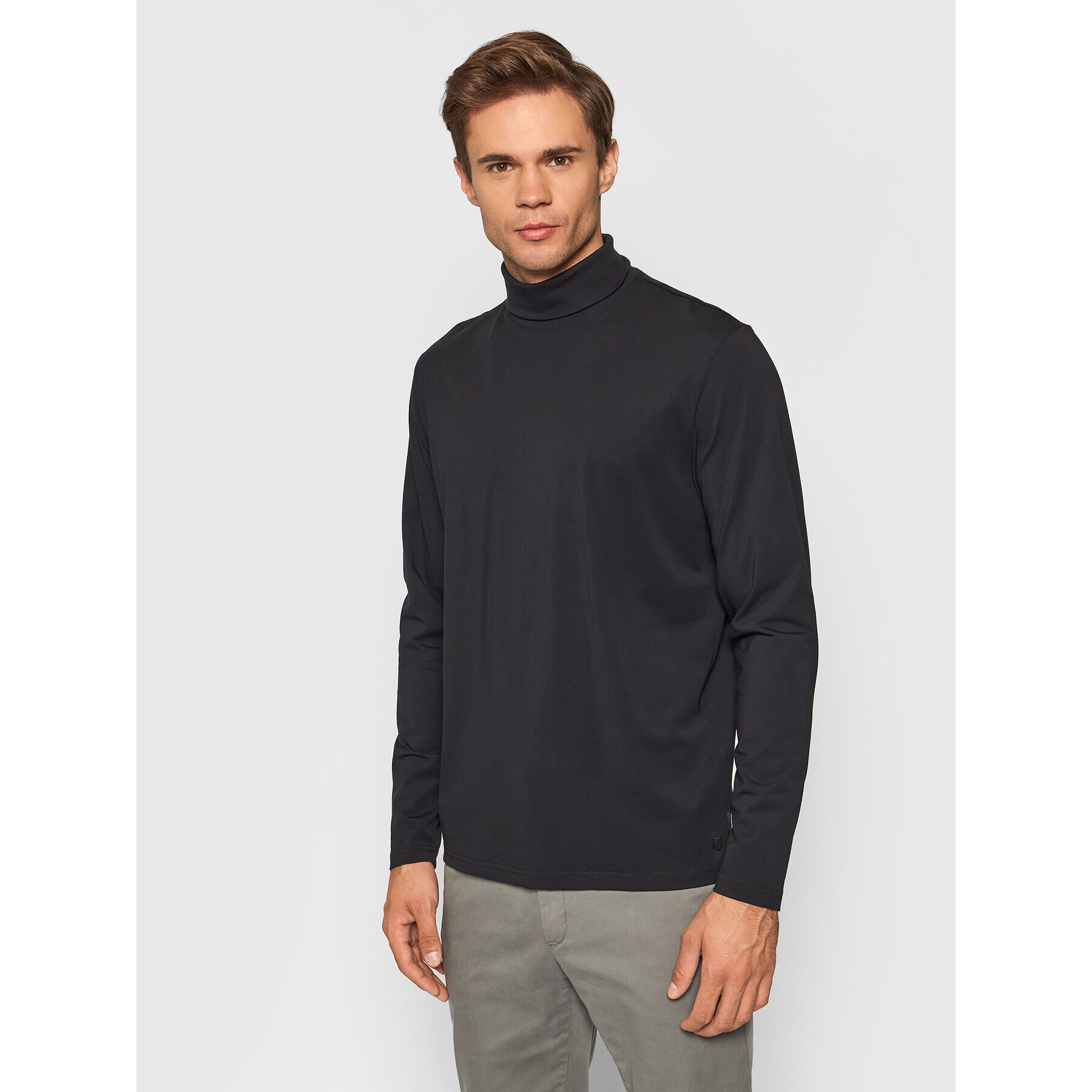 Jack&Jones Поло Blastretch 12191397 Черен Regular Fit - Pepit.bg