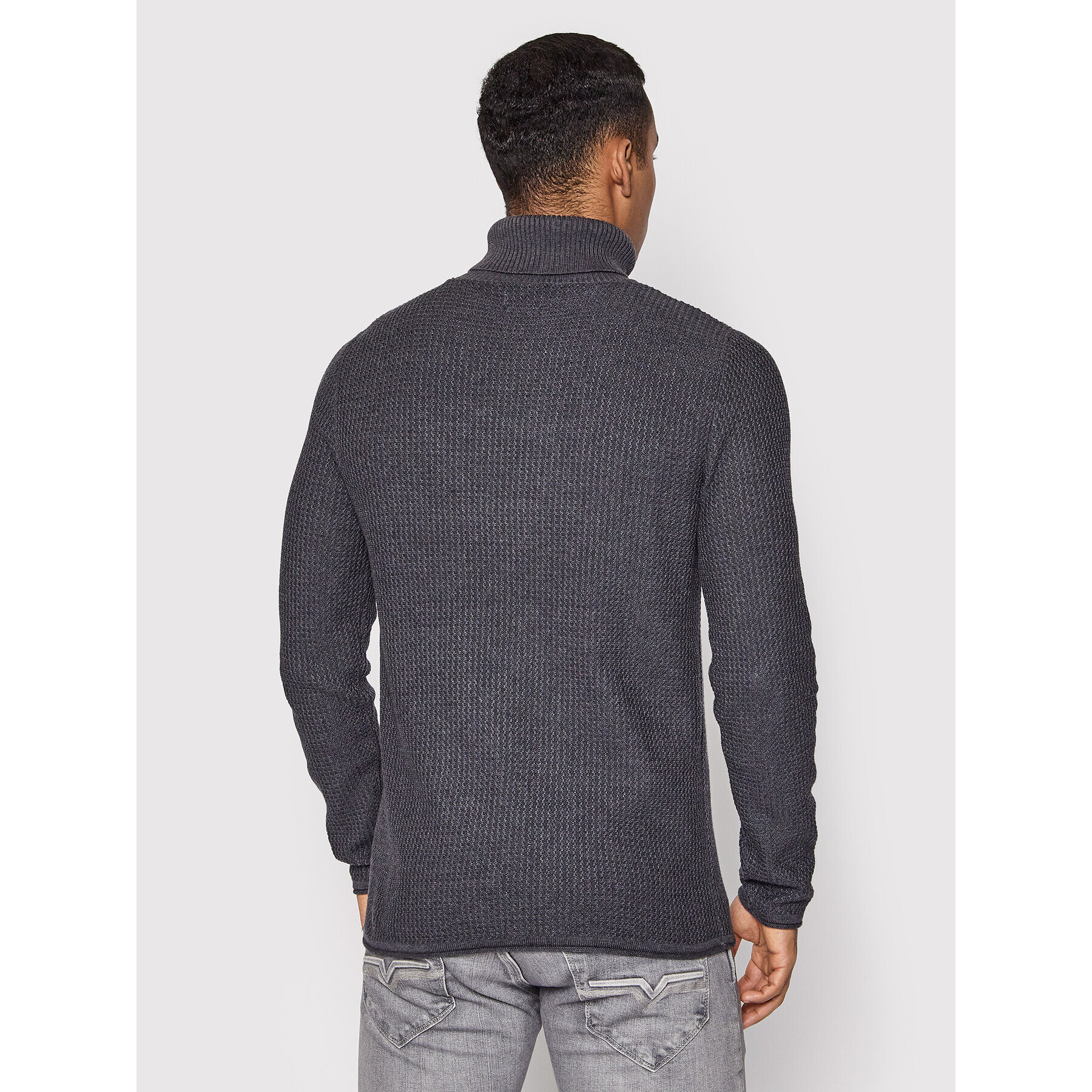 Jack&Jones PREMIUM Поло Blucarlos 12199940 Сив Regular Fit - Pepit.bg