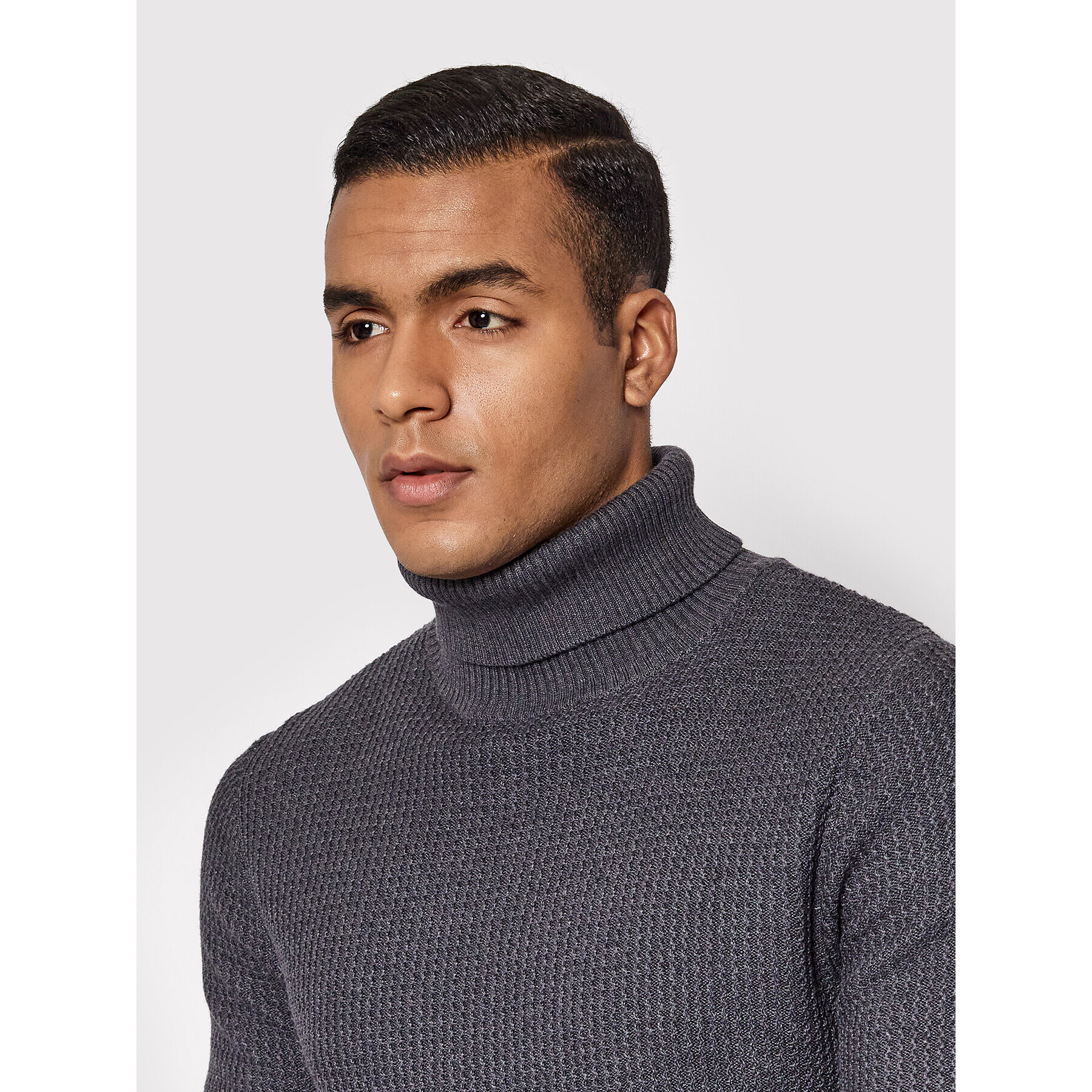 Jack&Jones PREMIUM Поло Blucarlos 12199940 Сив Regular Fit - Pepit.bg