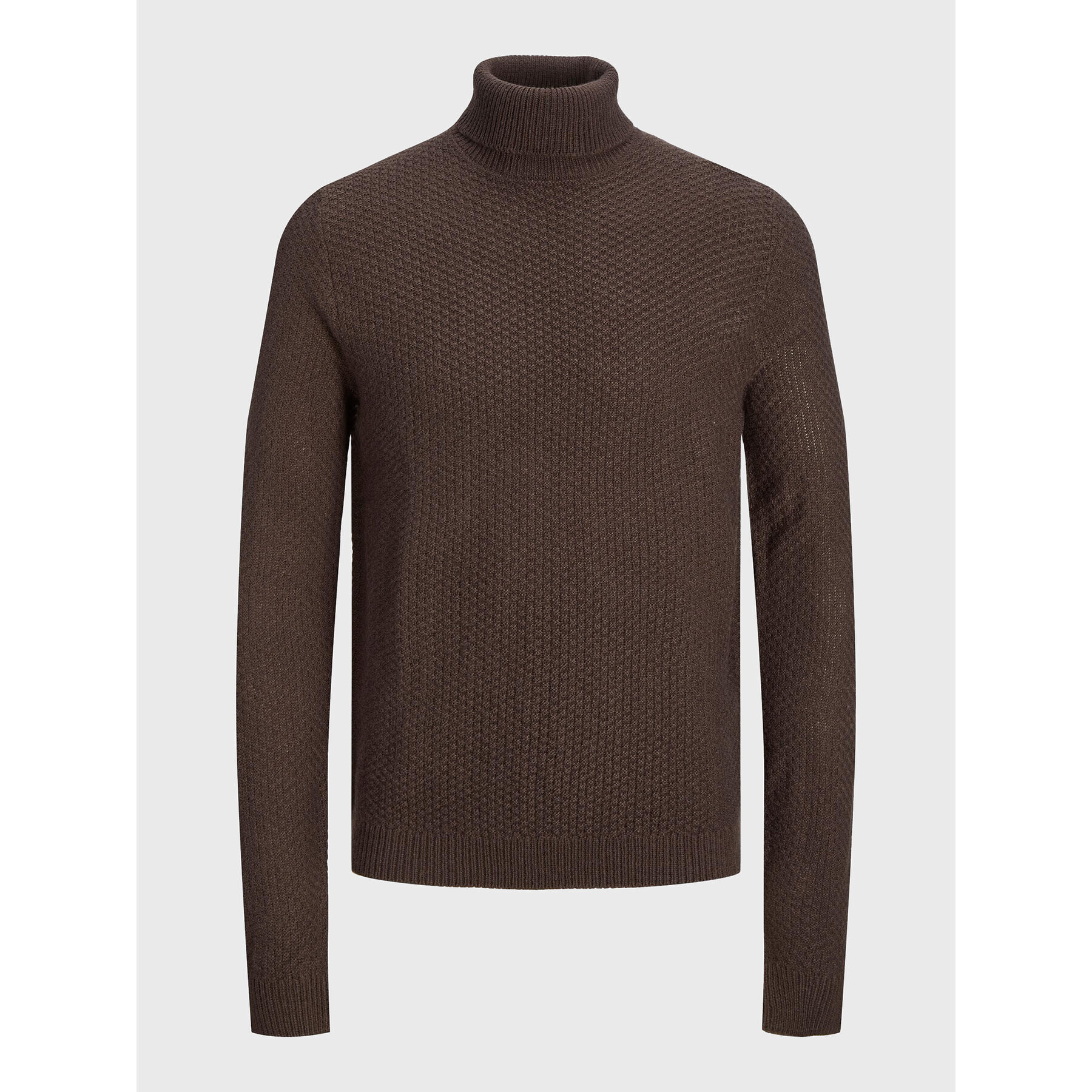 Jack&Jones Поло Damian 12215785 Кафяв Regular Fit - Pepit.bg