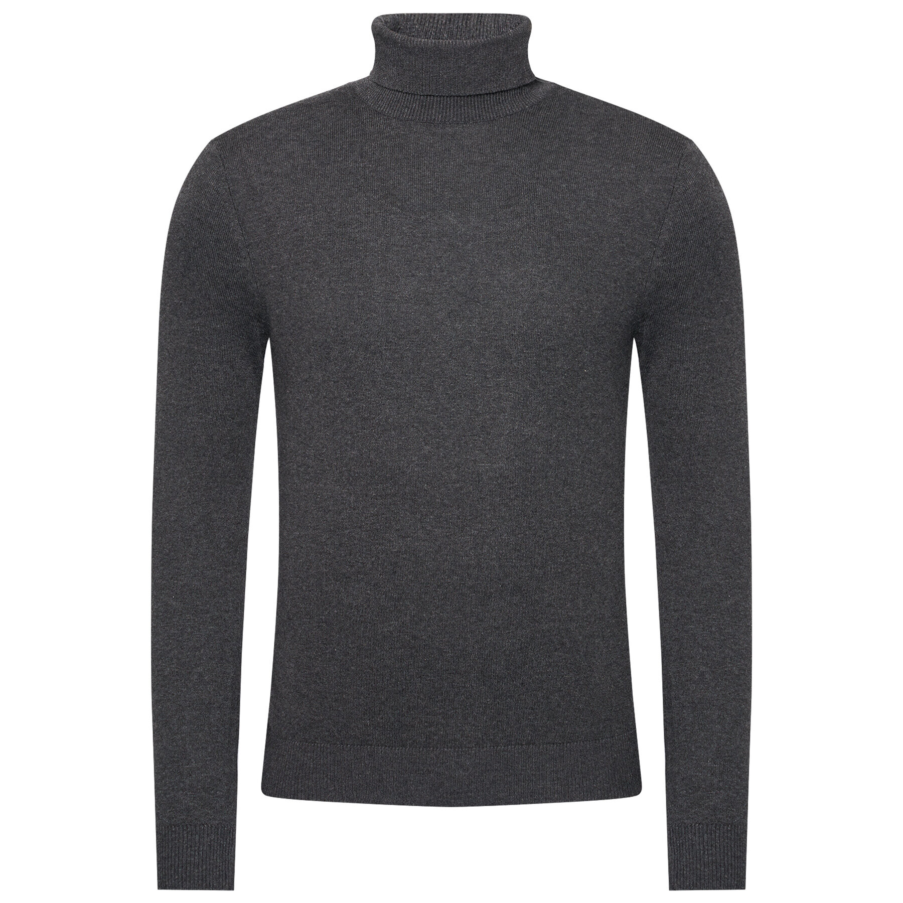 Jack&Jones Поло Emil Knit Roll 12157417 Сив Regular Fit - Pepit.bg