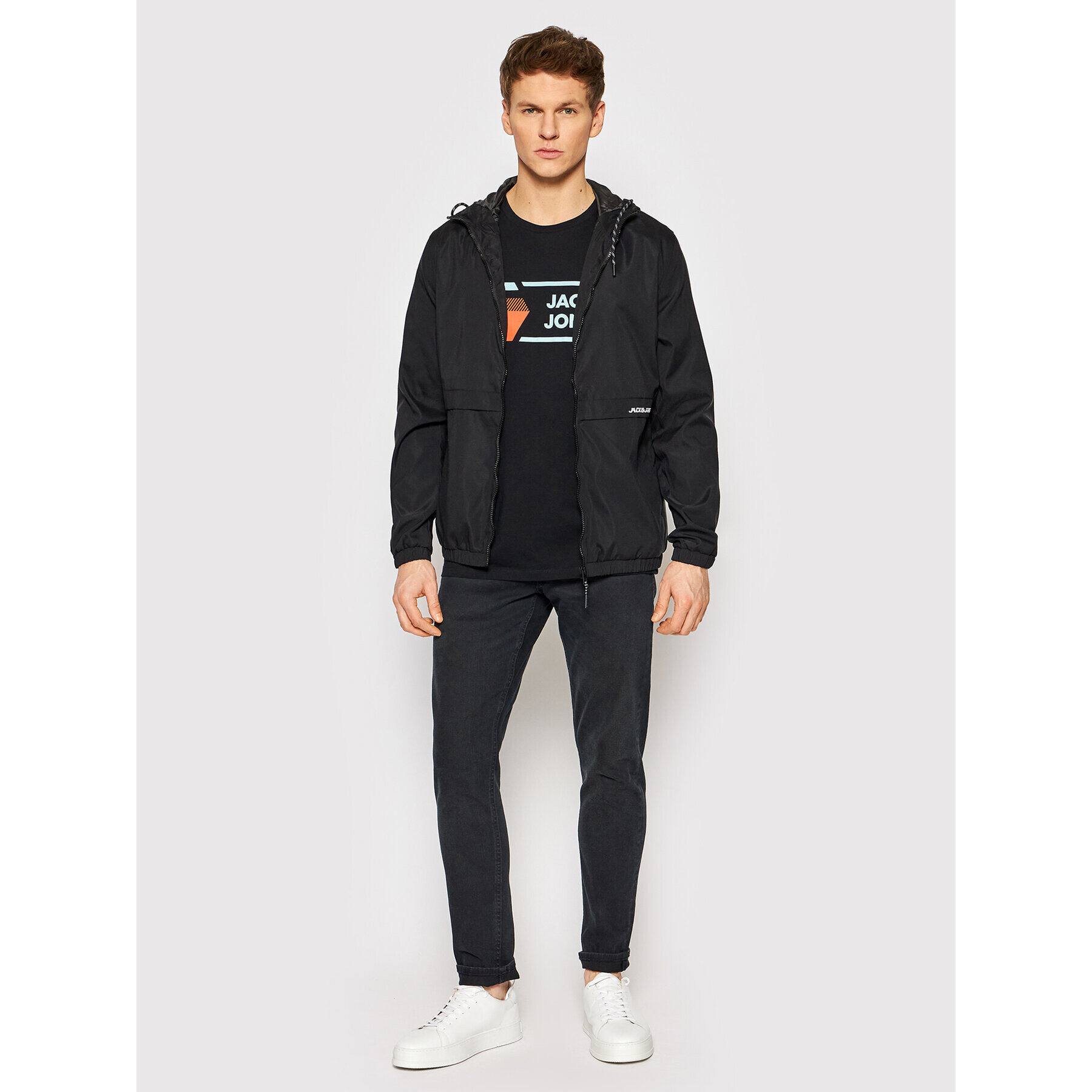 Jack&Jones Преходно яке Barton 12200636 Черен Regular Fit - Pepit.bg