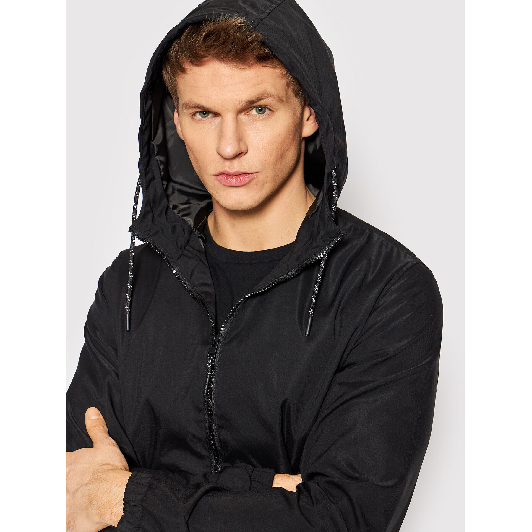 Jack&Jones Преходно яке Barton 12200636 Черен Regular Fit - Pepit.bg